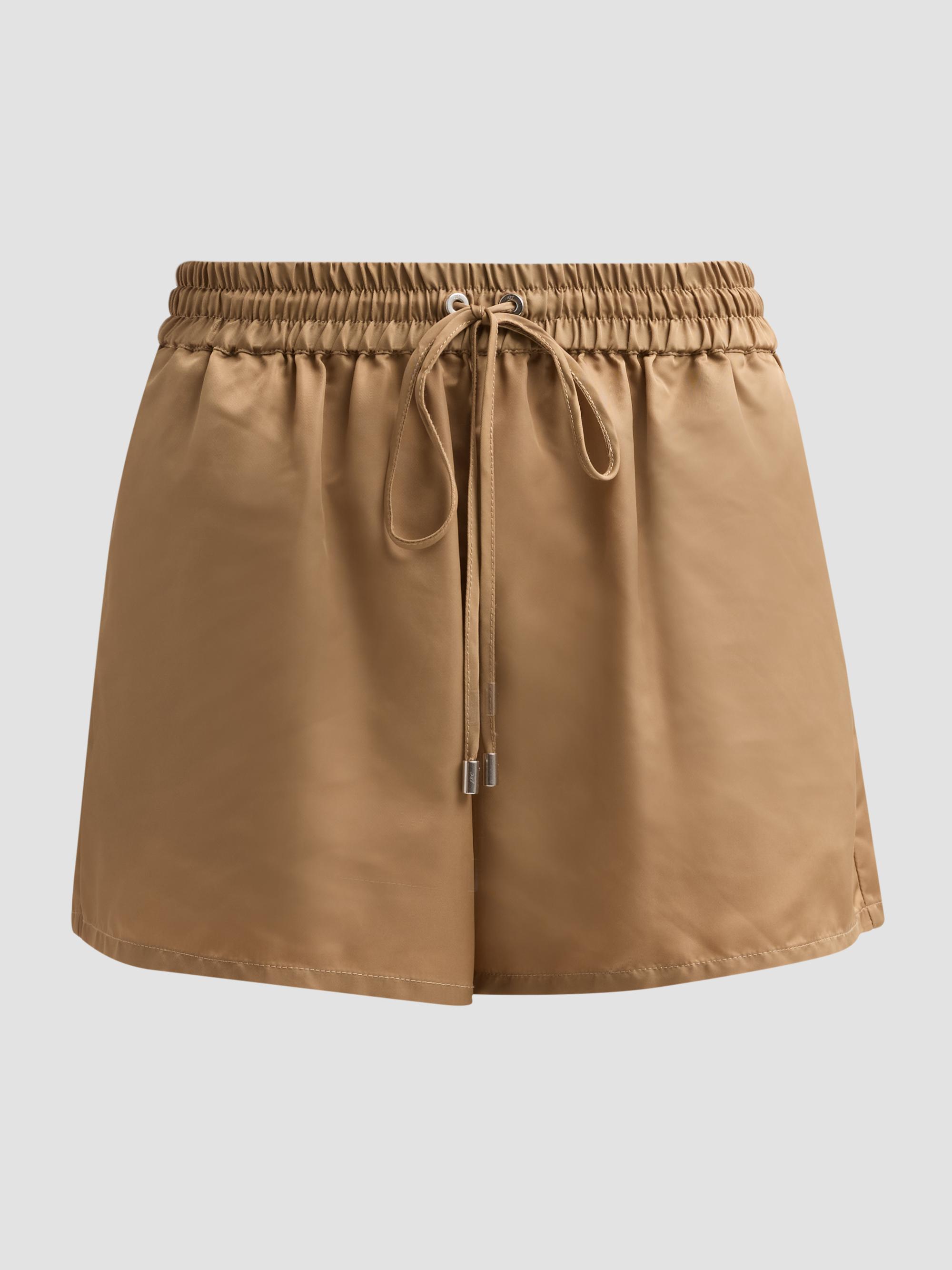 Cinq à Sept Women's Kendra Drawstring Shorts - Brown Sandstone