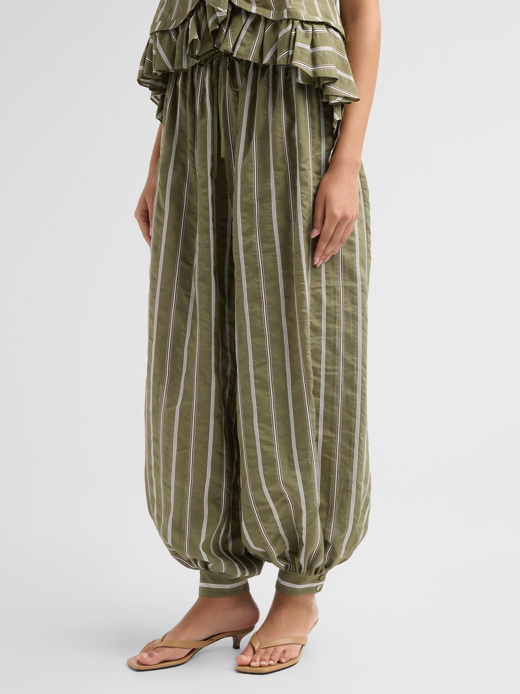 Cinq à Sept Sullivan Striped Parachute Pants | Saks Fifth Avenue
