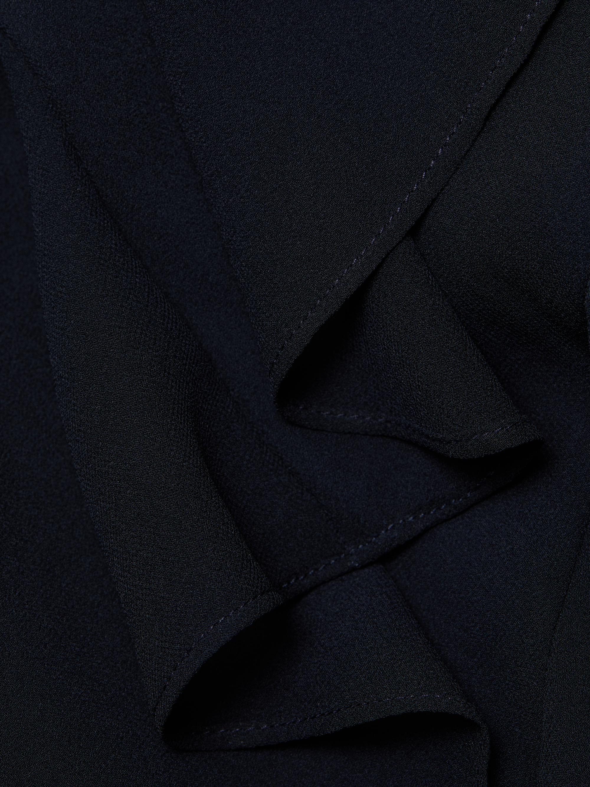 Cinq à Sept Women's Tatum Tiered Ruffled Chiffon Midi-Dress - Navy | Thumbnail 7