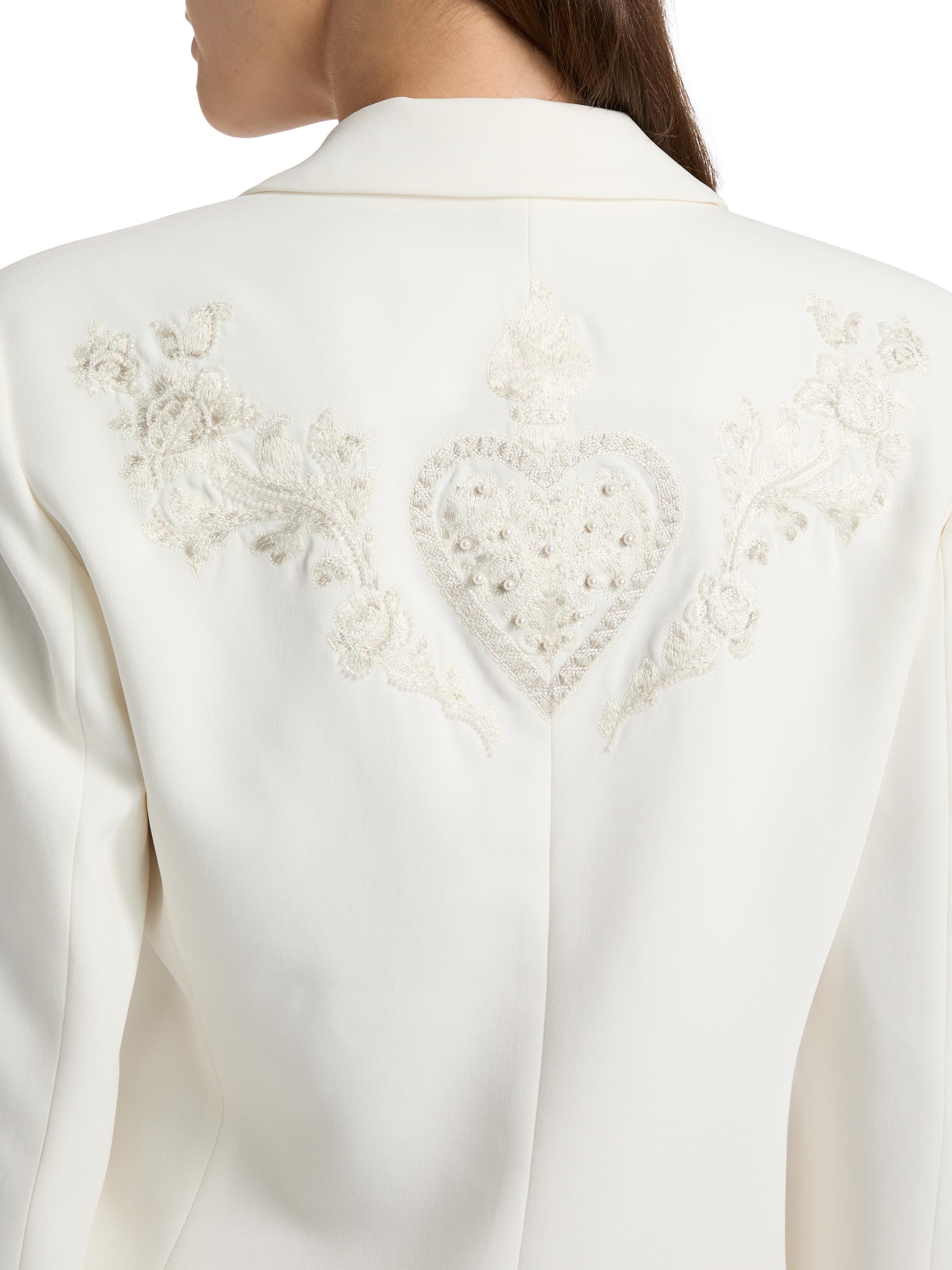 Cinq à Sept Women's Karlie Embroidered Blazer -  Natural | Thumbnail 6