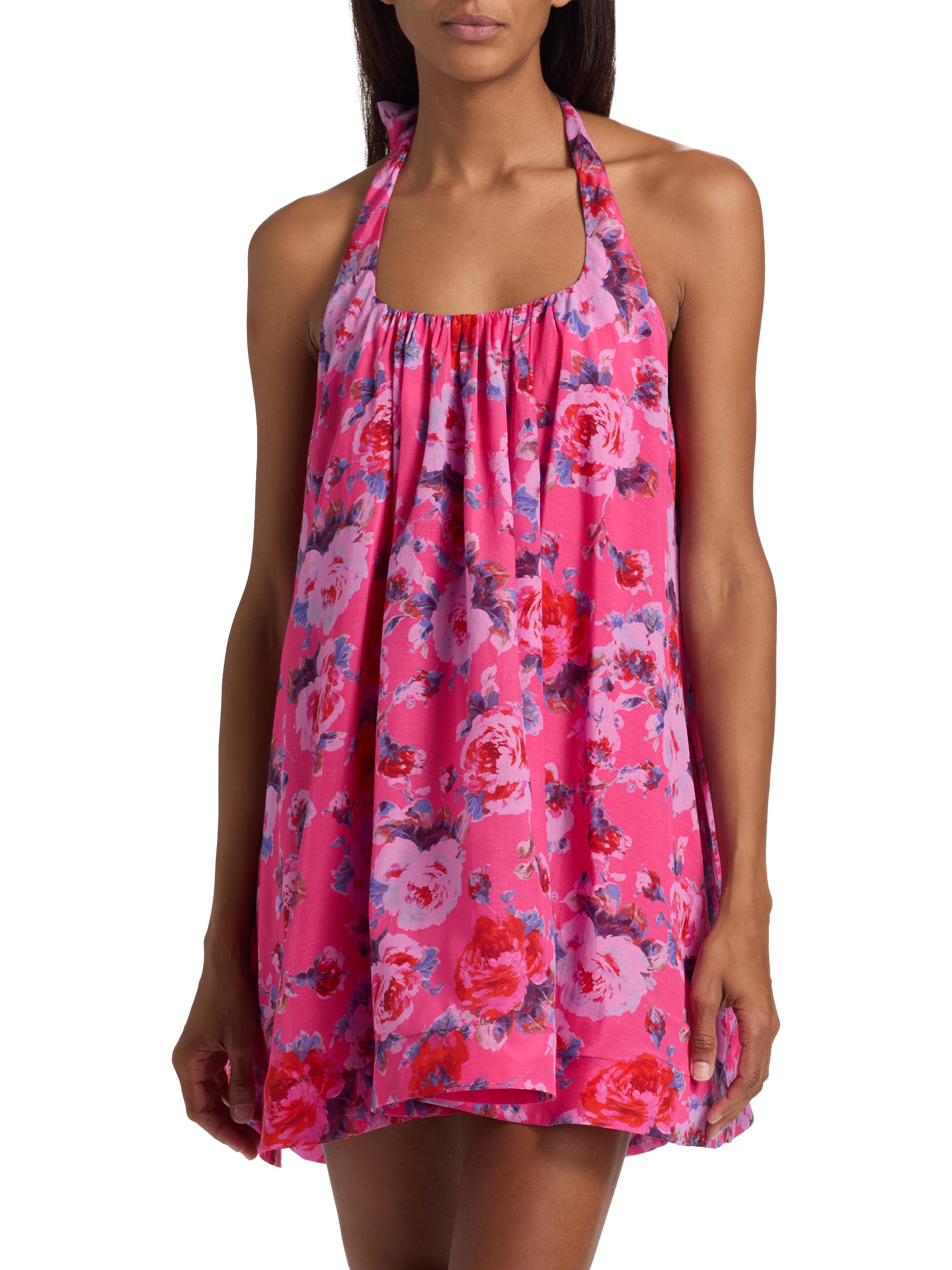Black Halo Women's Lovie Floral Minidress - Rose Fraise | Thumbnail 3