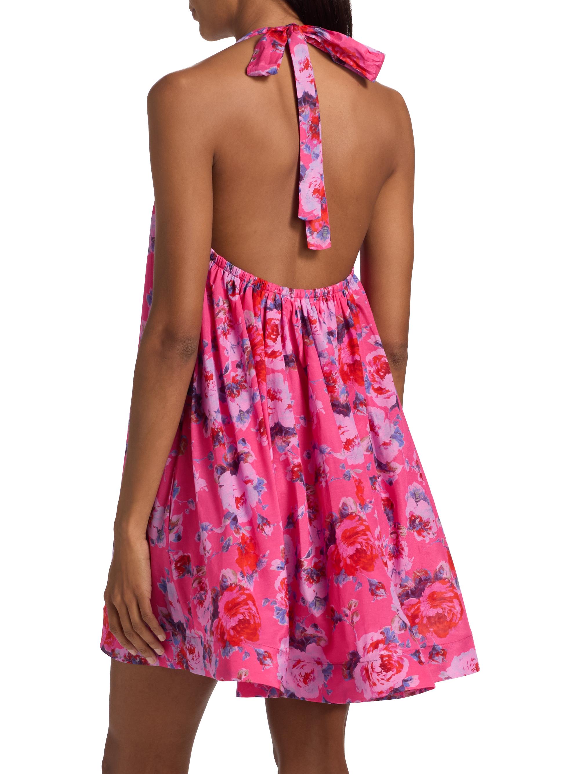 Black Halo Women's Lovie Floral Minidress - Rose Fraise | Thumbnail 5