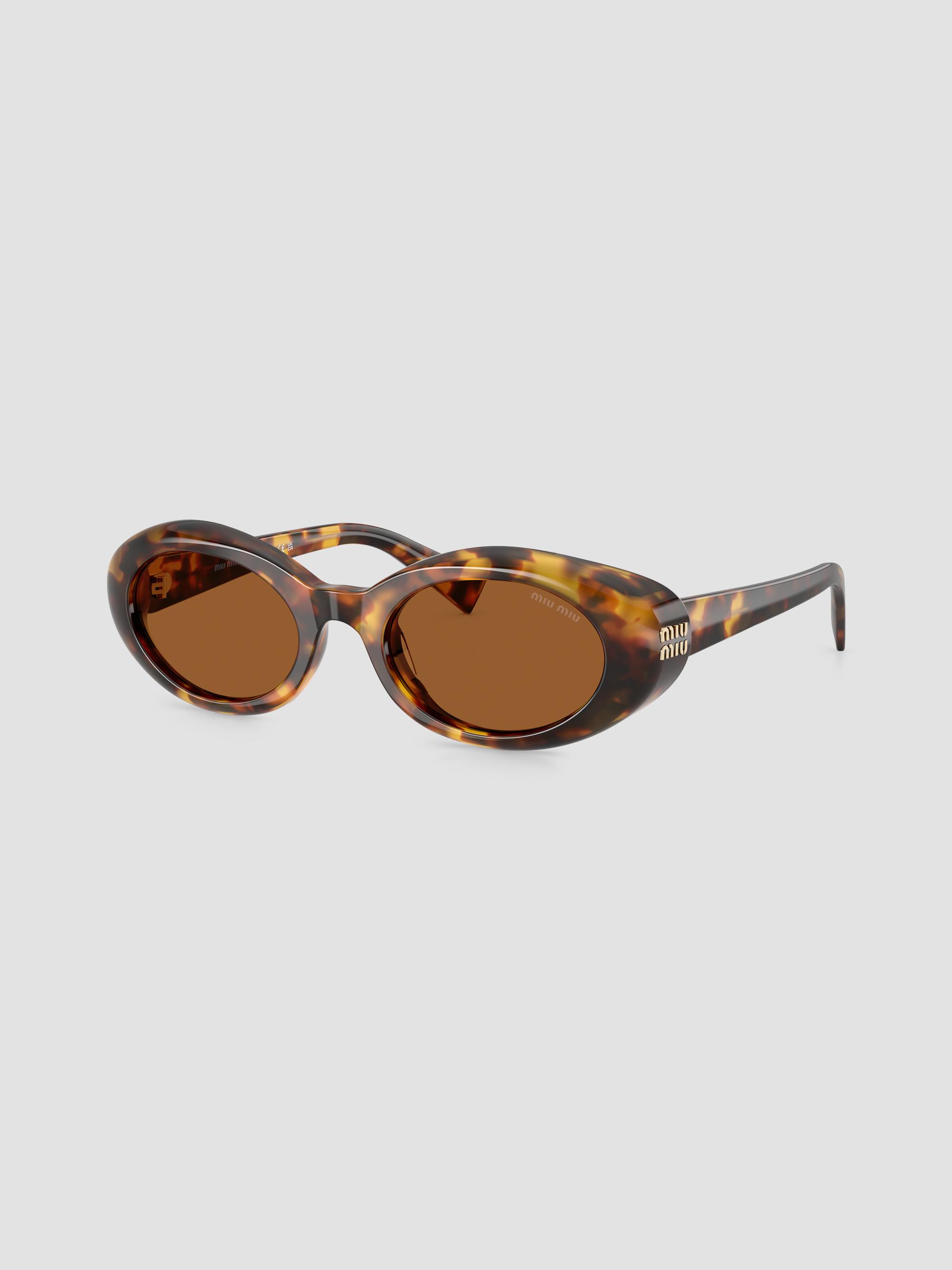 Miu Miu B09SF Oval Sunglasses | Saks Fifth Avenue