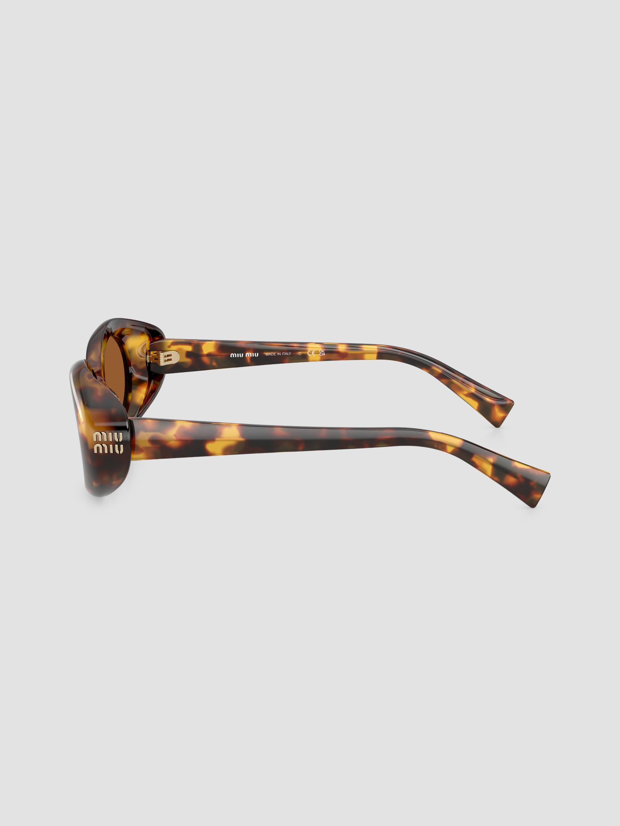 Miu Miu B09SF Oval Sunglasses | Saks Fifth Avenue