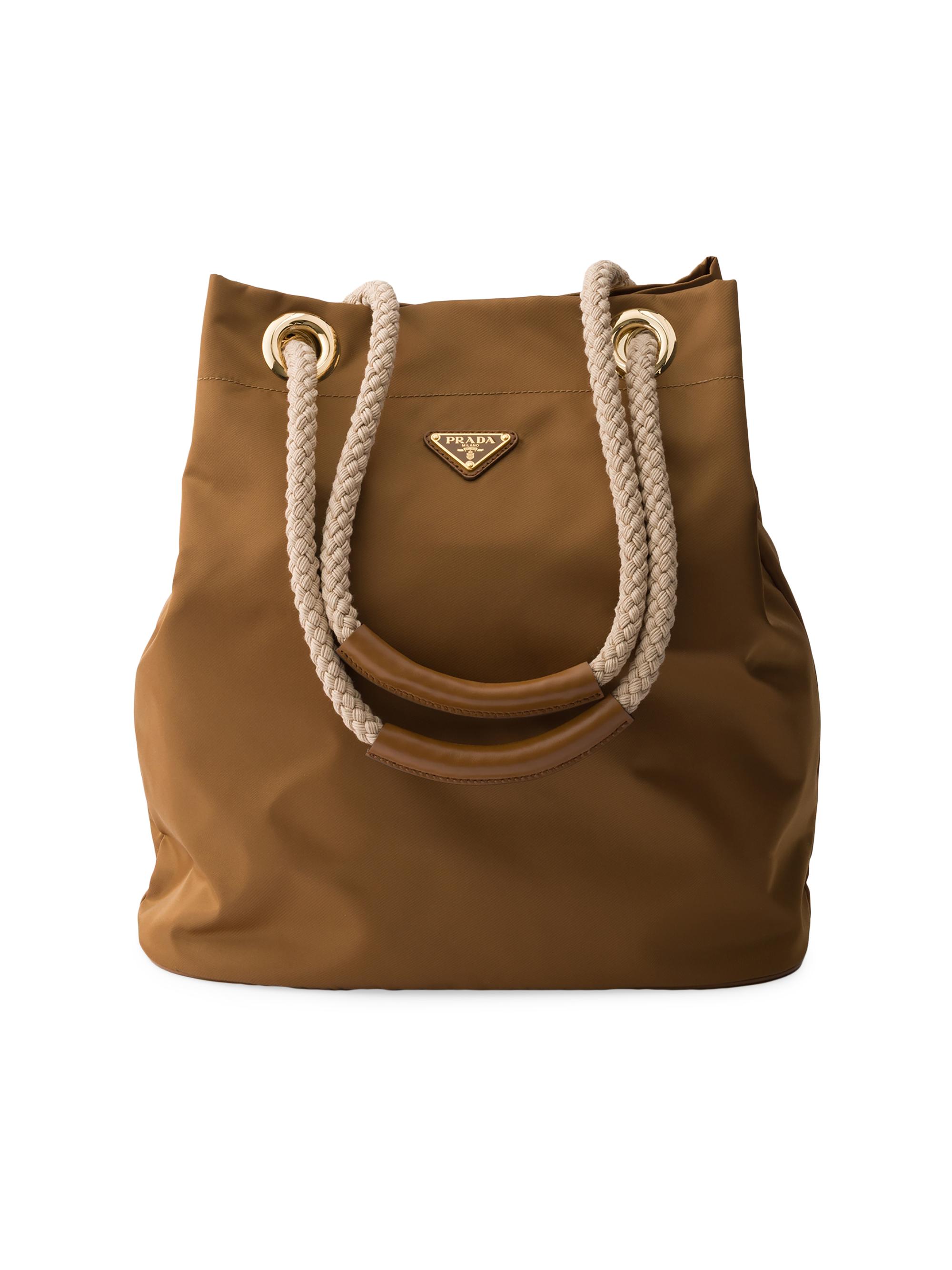 Prada Women's Mariner  Re-Nylon Bucket Bag - Brown
