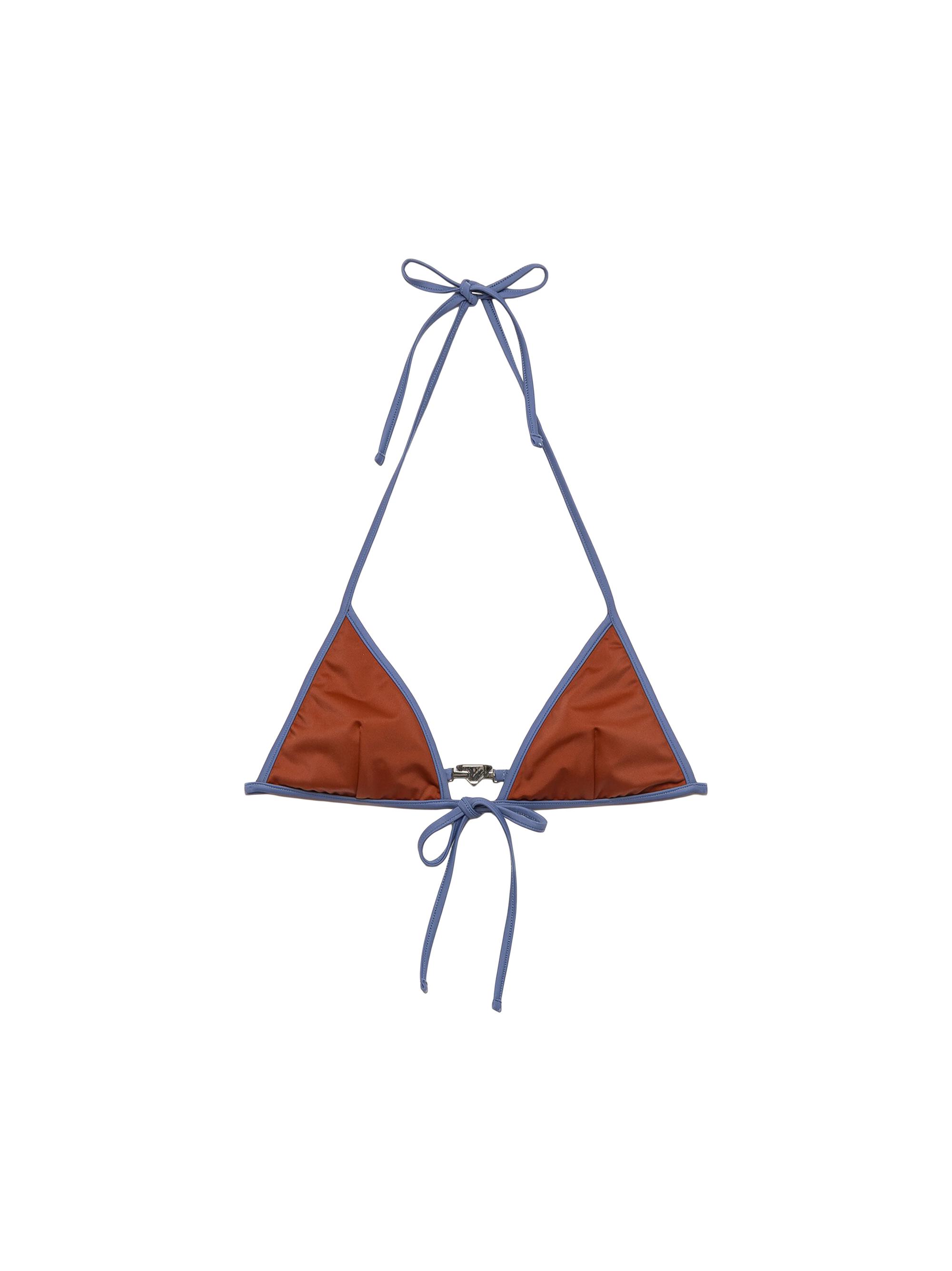 Prada Women's Jersey Bikini Top - Orange