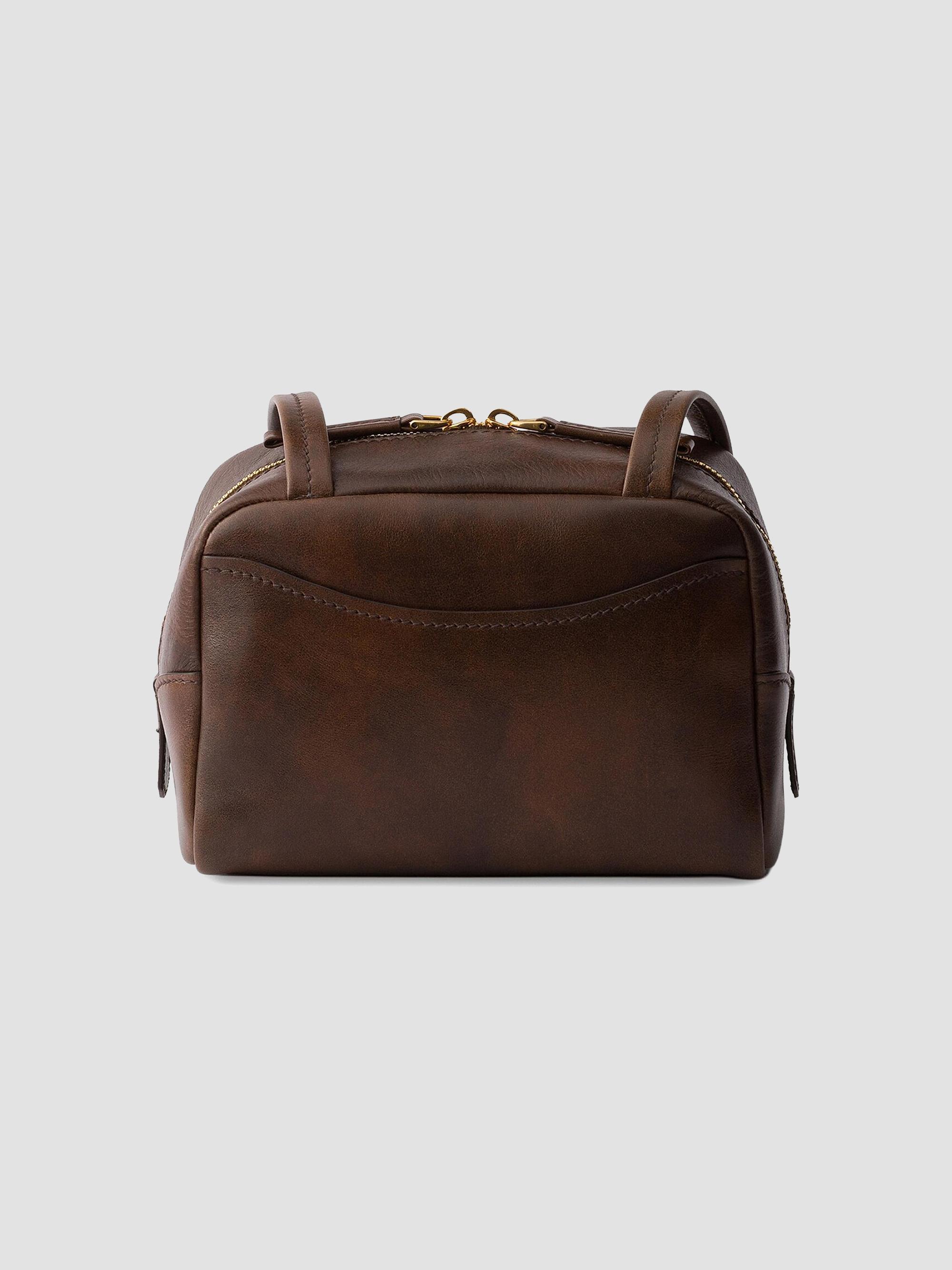 PRADA 木目調ハンガー ダークブラウン Prada Carry Antiqued Mini Leather Top Handle Bag | Saks Fifth Avenue