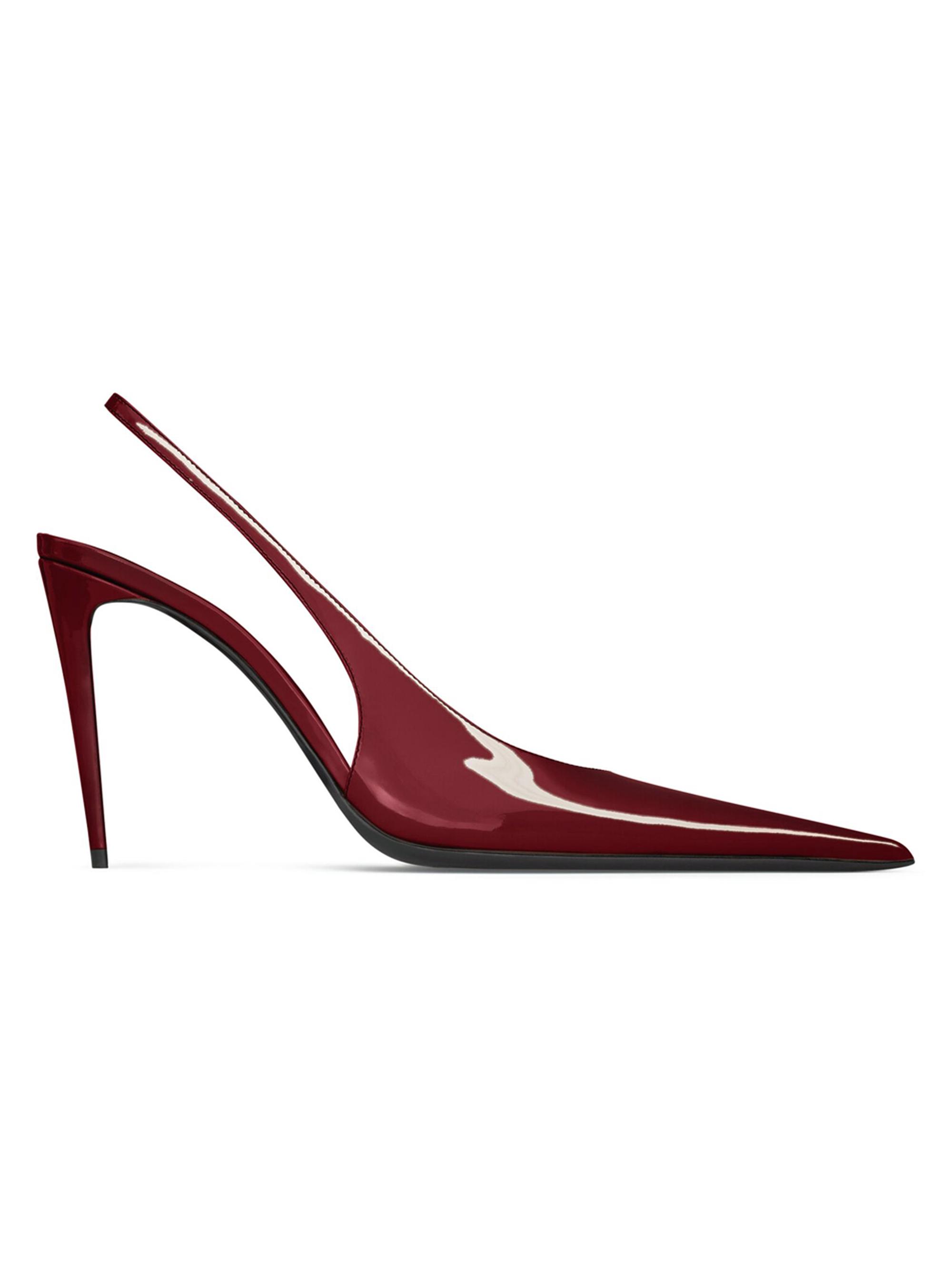 Saint Laurent Opyum Mules in Satin Crepe | Saks Fifth Avenue
