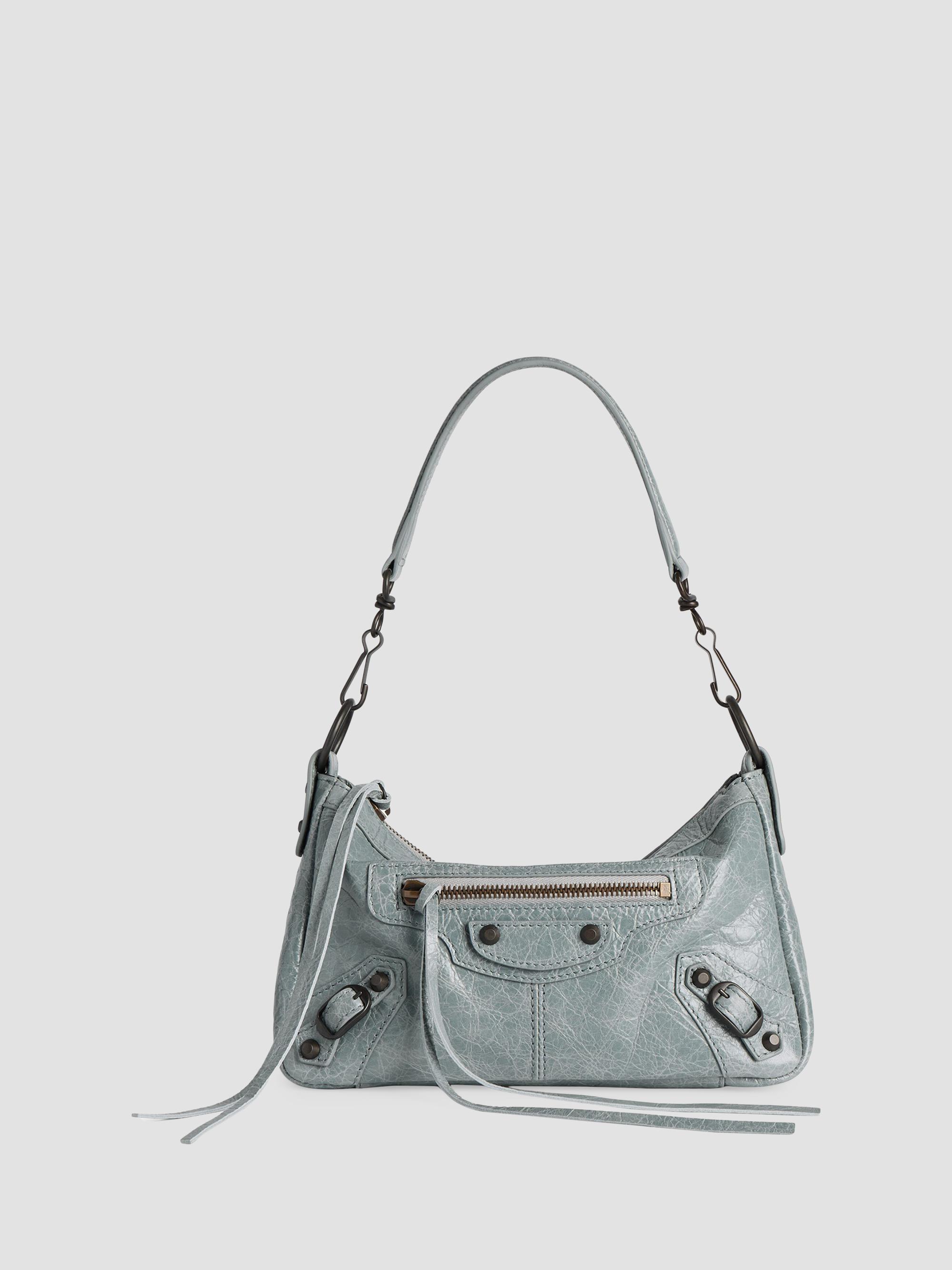 Balenciaga Men's Le City Moto  Crossbody Bag - Blue Grey | Thumbnail 7