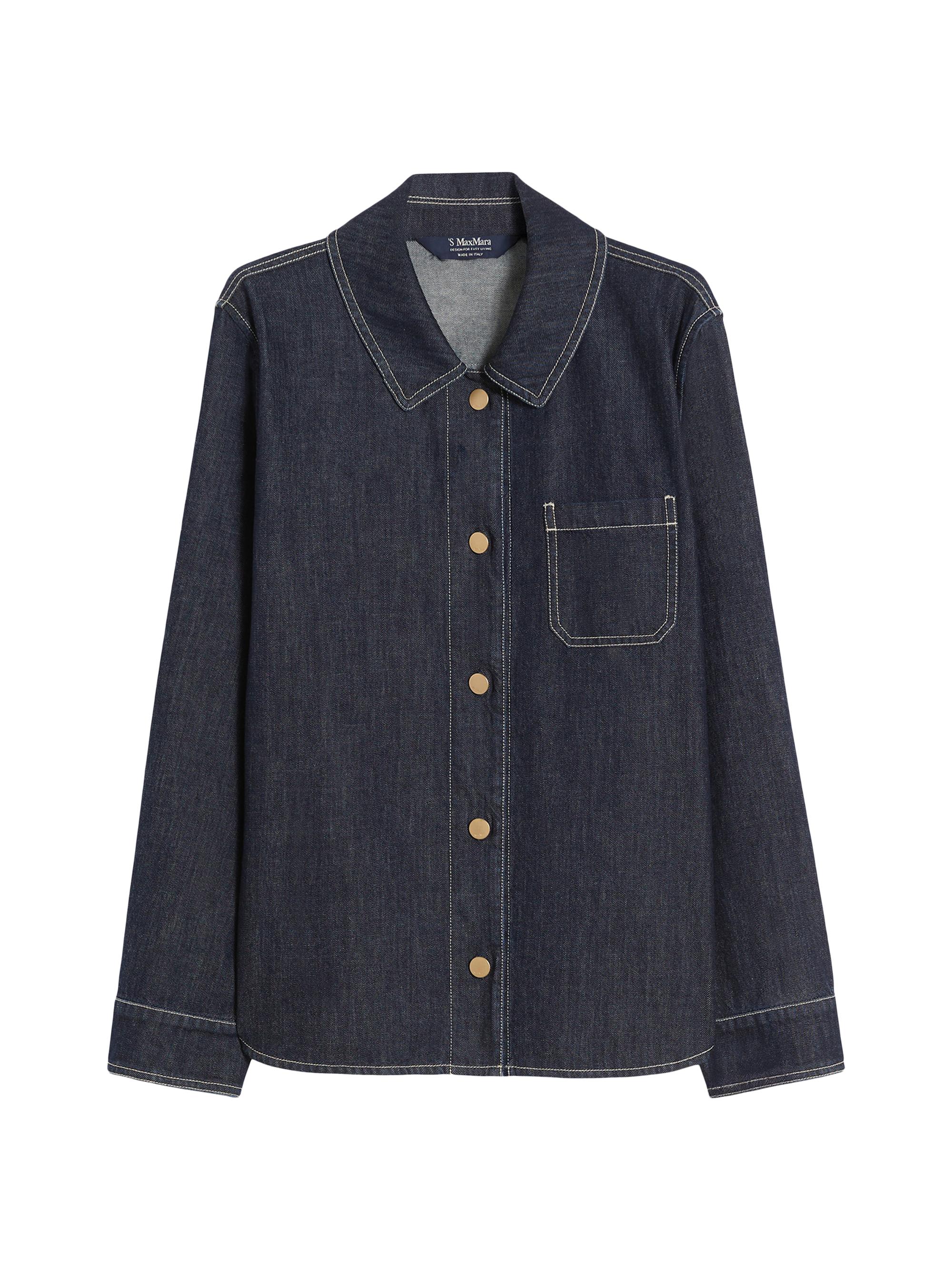 Max Mara Women's Cotton Denim Shirt - Ultramarine