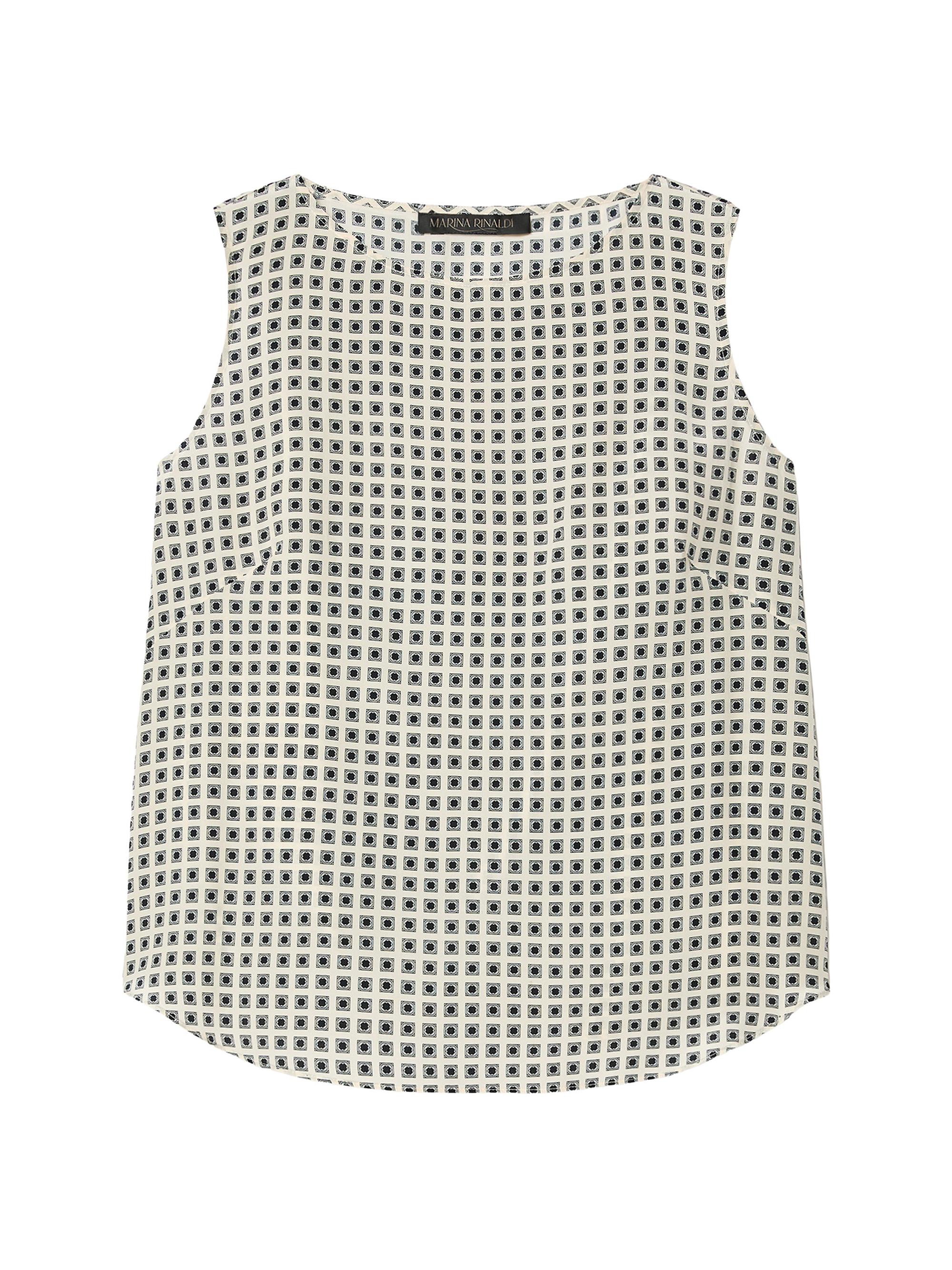 Marina Rinaldi Women's Silk Crepe De Chine Blouse -