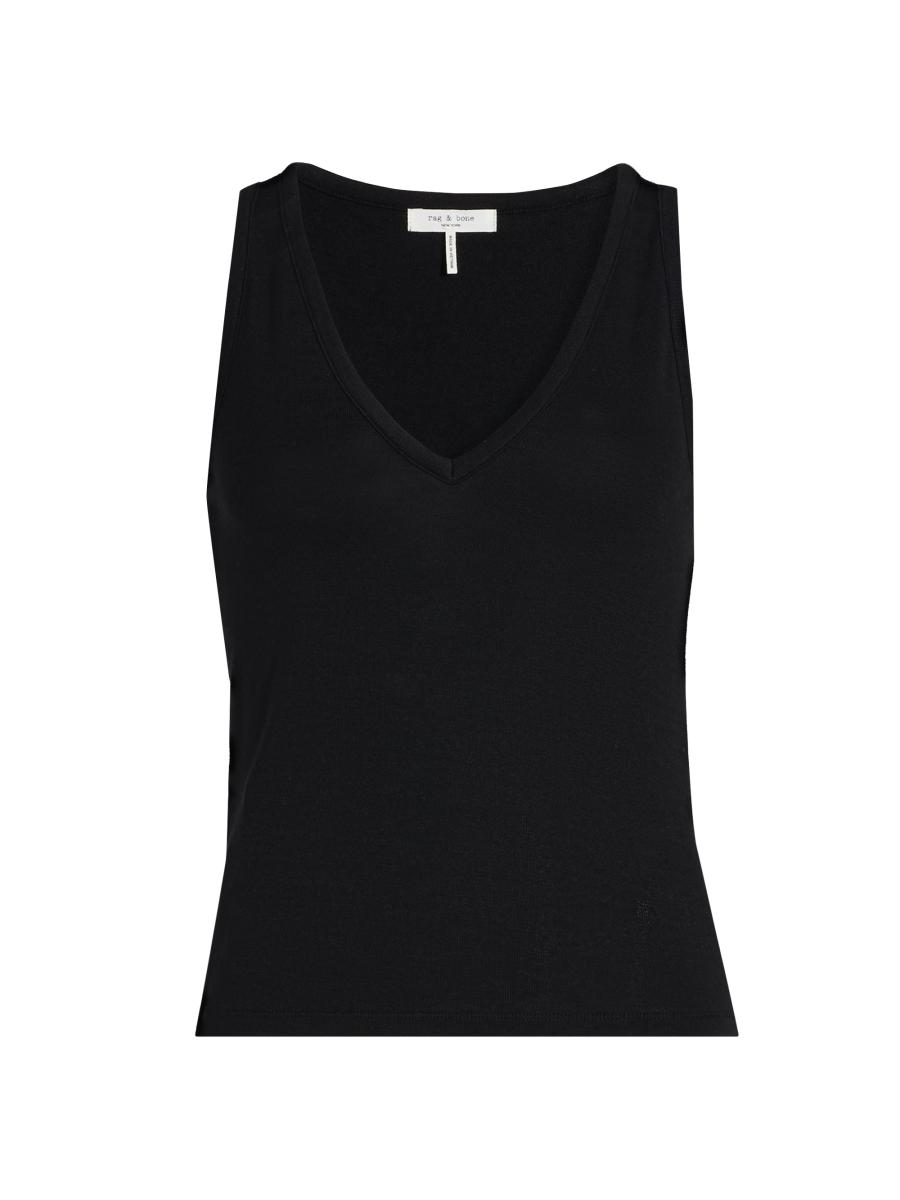 rag & bone Jersey V-Neck Tank | Saks Fifth Avenue