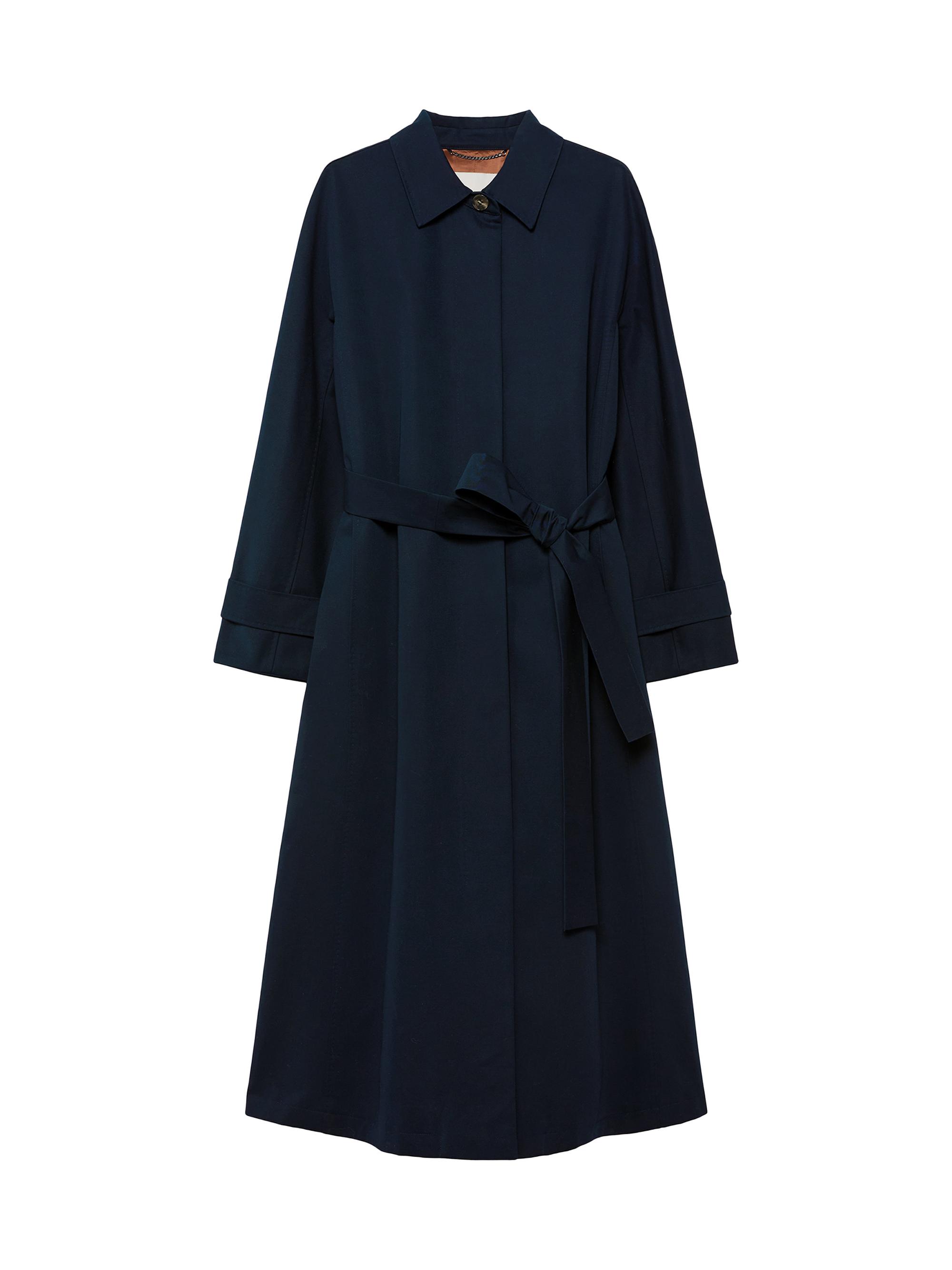 Marina Rinaldi Women's Cotton Gabardine Trench Coat - Midnightblue