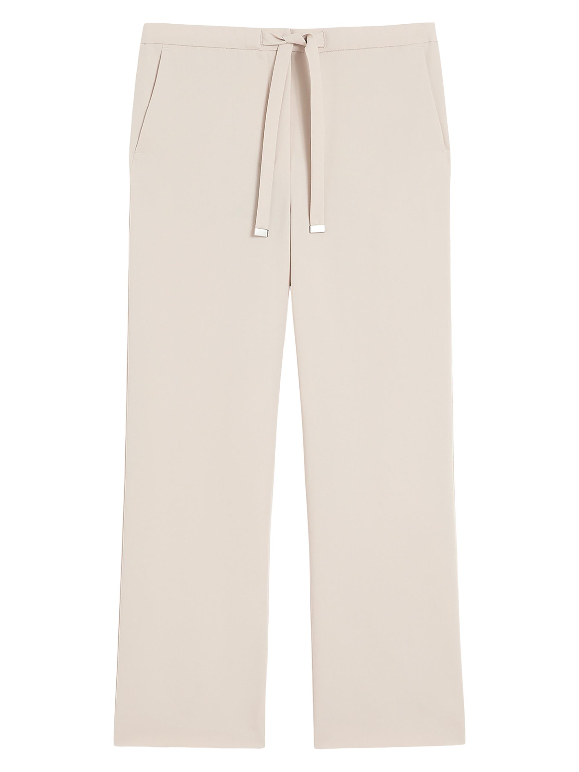 Max Mara Women's Wool Gabardine Trousers - Natural