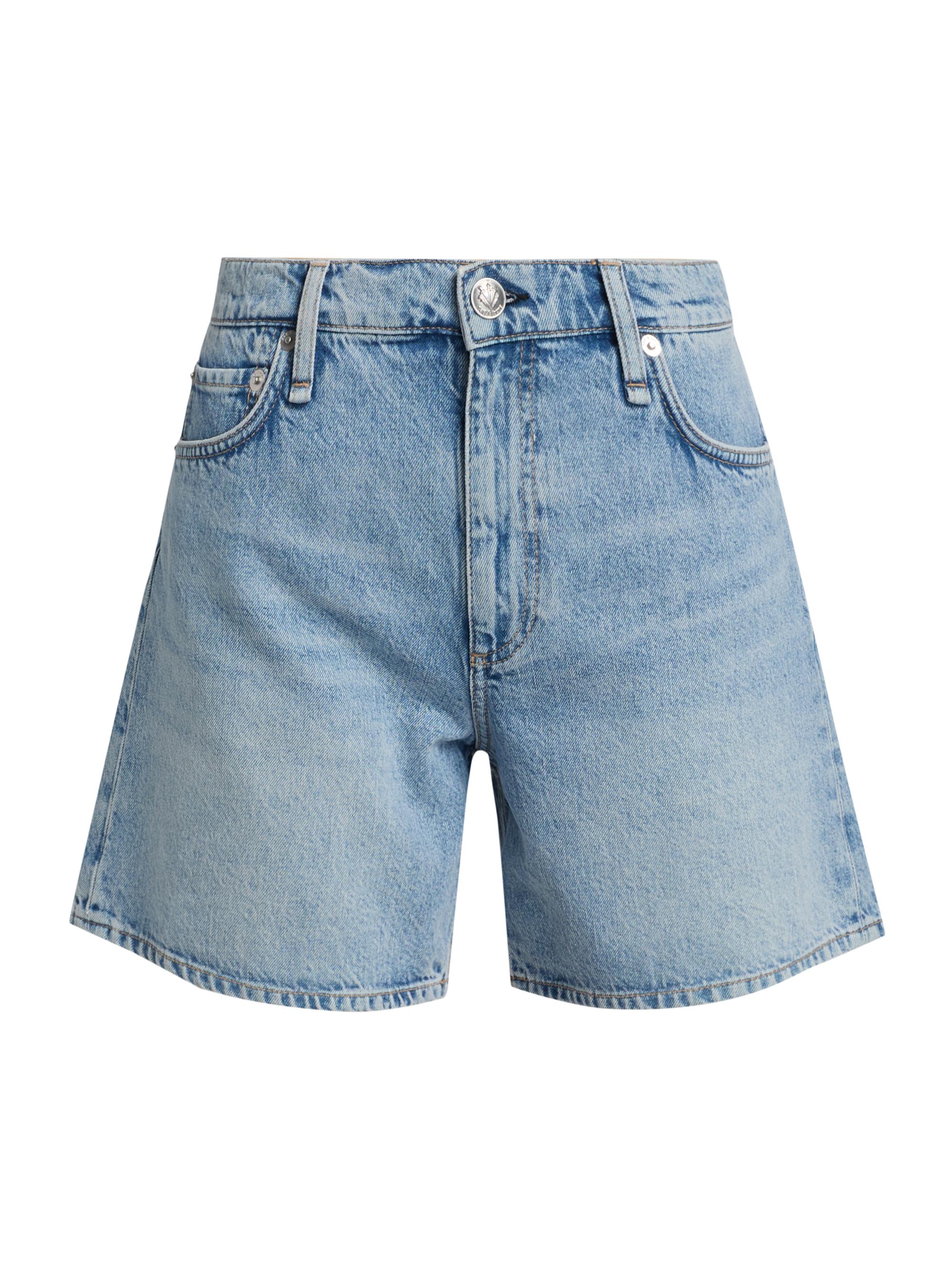 rag & bone Women's Kaia 5-Pocket Denim Shorts - Sunrise | Thumbnail 8