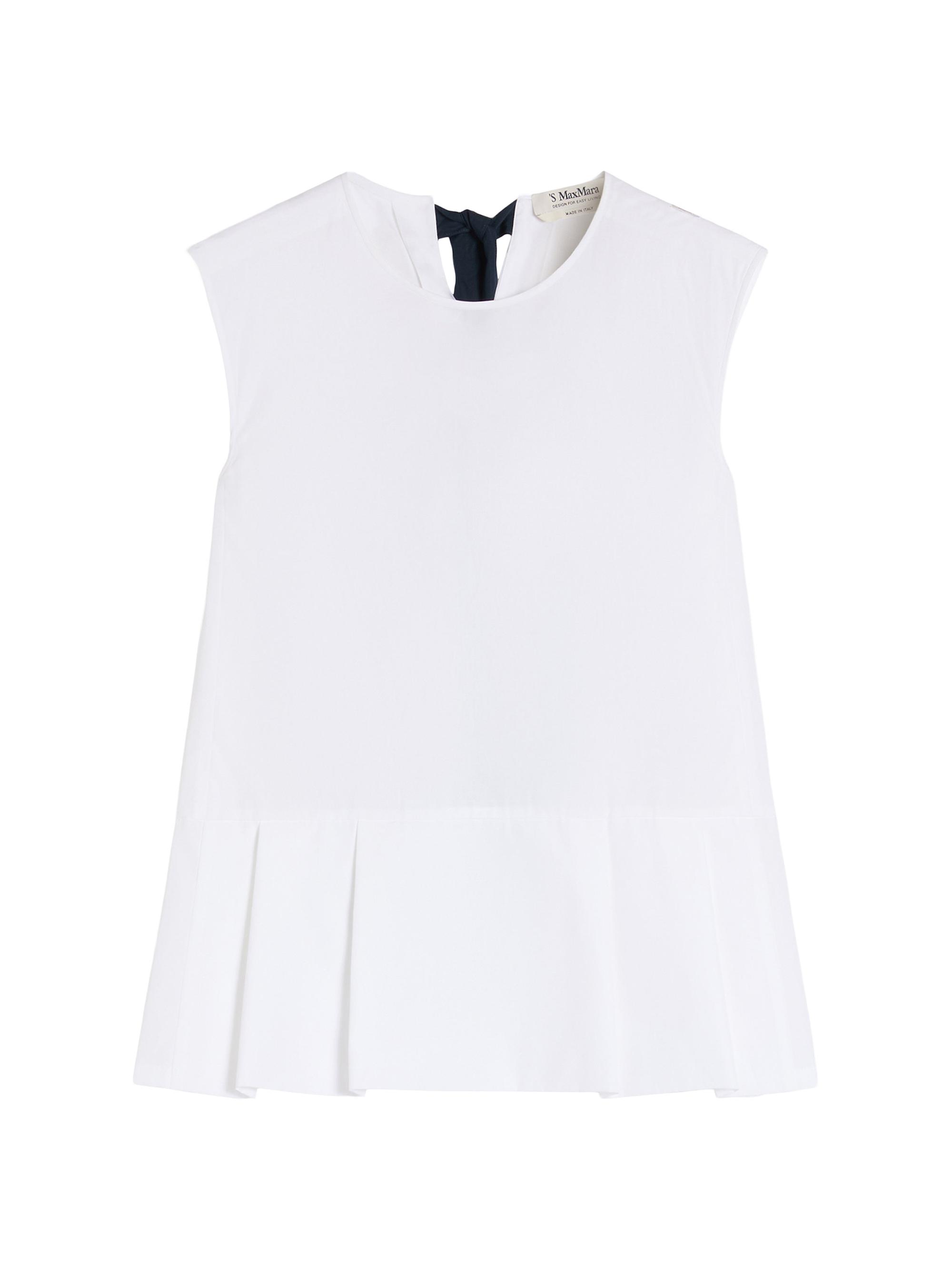 Max Mara Women's Cotton Poplin Top - White