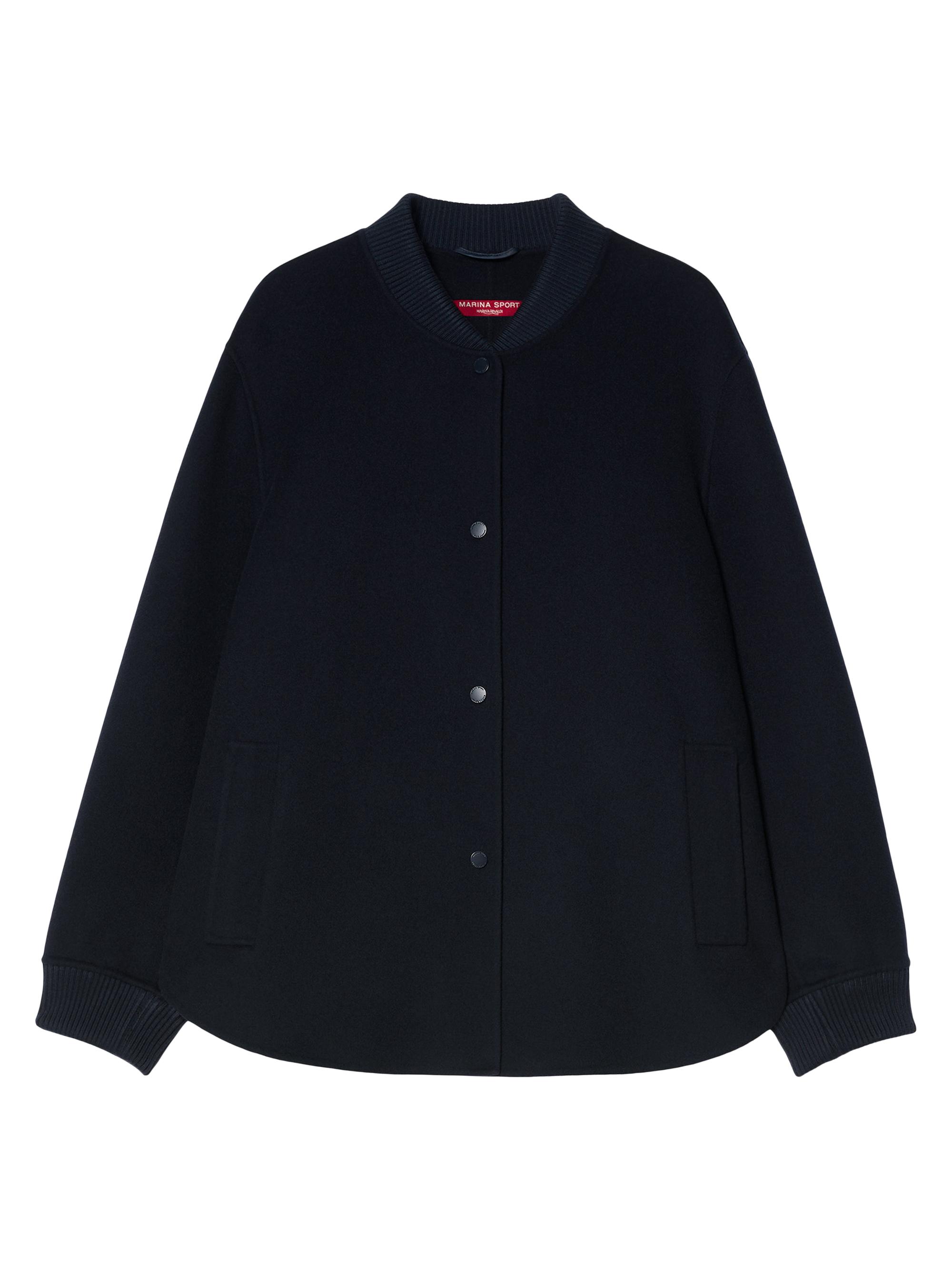 Marina Rinaldi Women's Double Faced Wool Blend Jacket - Midnight Blue