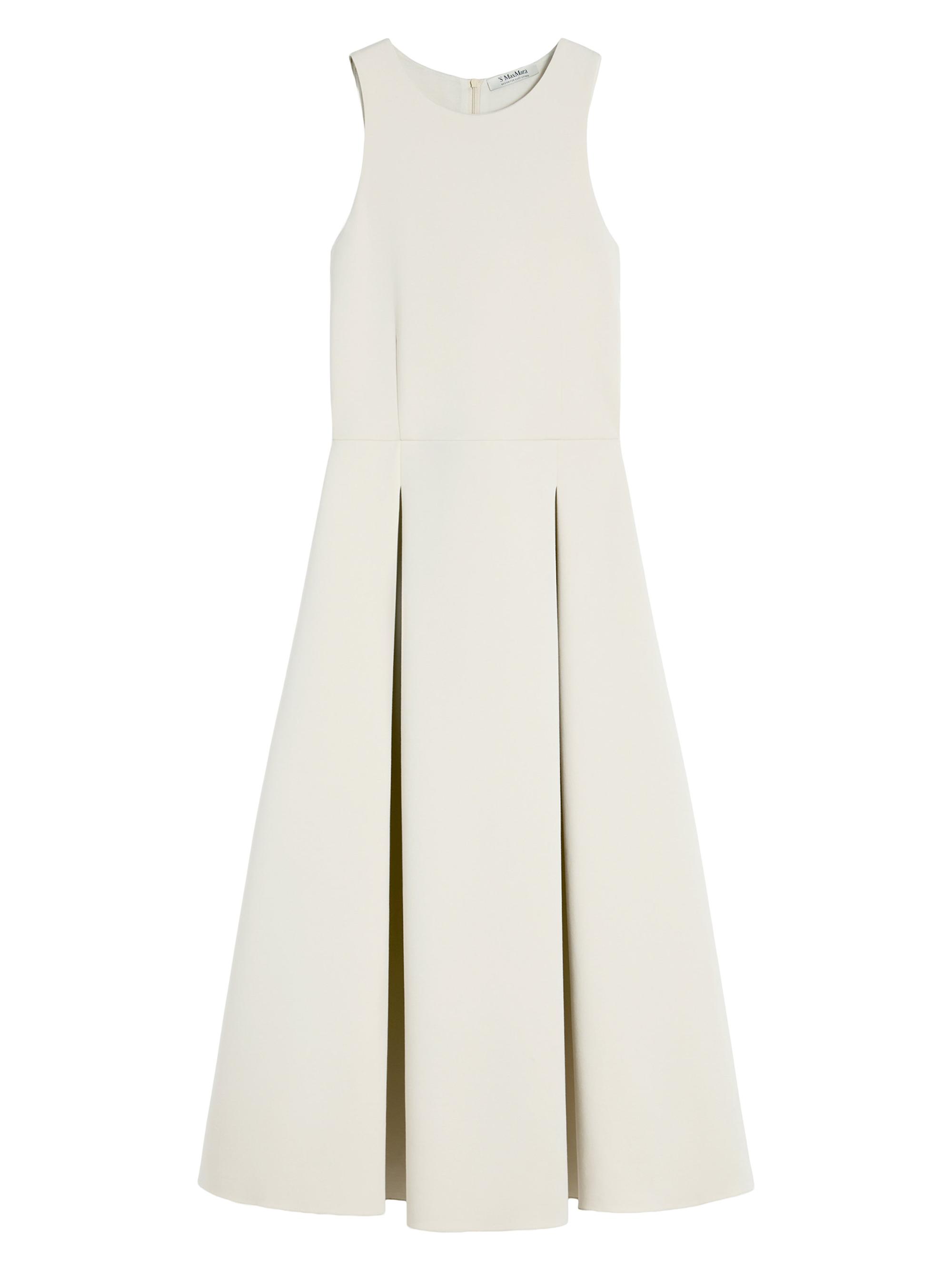 Max Mara Women's Long Flared Scuba Jersey Dress - Beige
