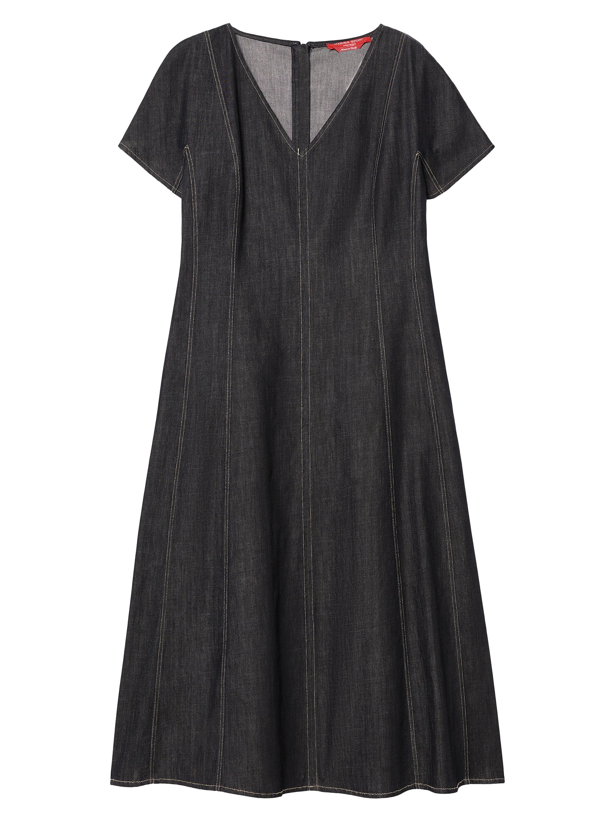 Marina Rinaldi Women's Denim Look Cotton Dress - Navy