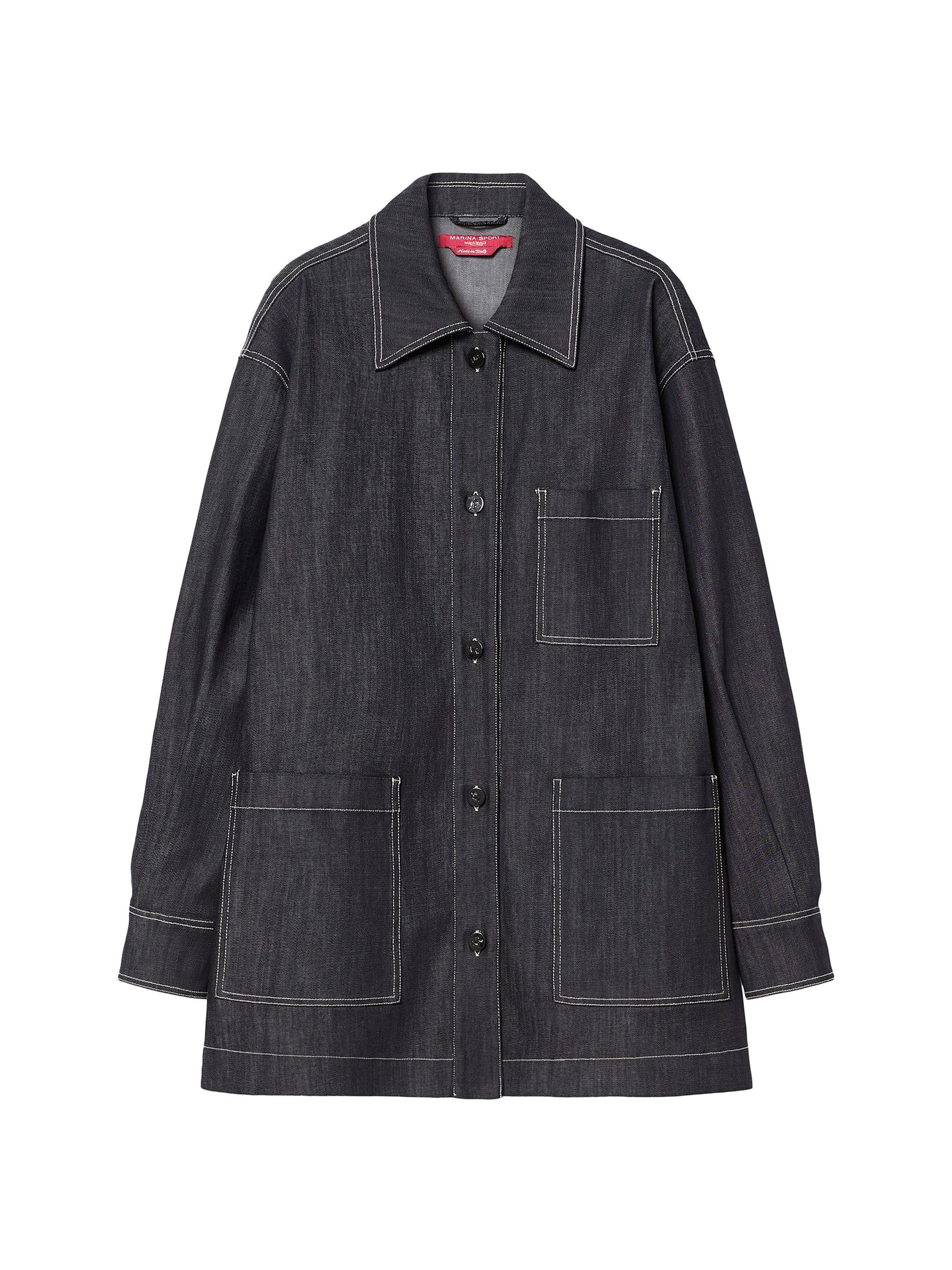 Marina Rinaldi Women's Stretch Cotton Jacket - Navy