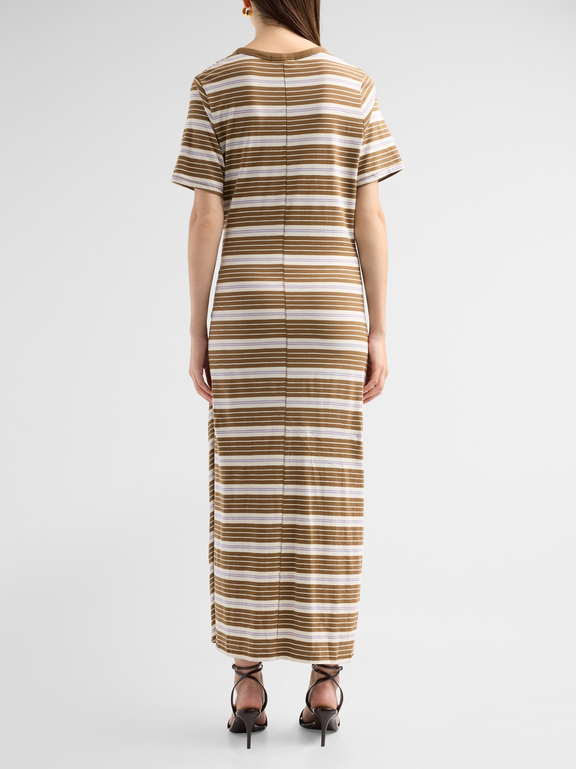 rag & bone The Slub Striped T-Shirt Midi-Dress | Saks Fifth Avenue