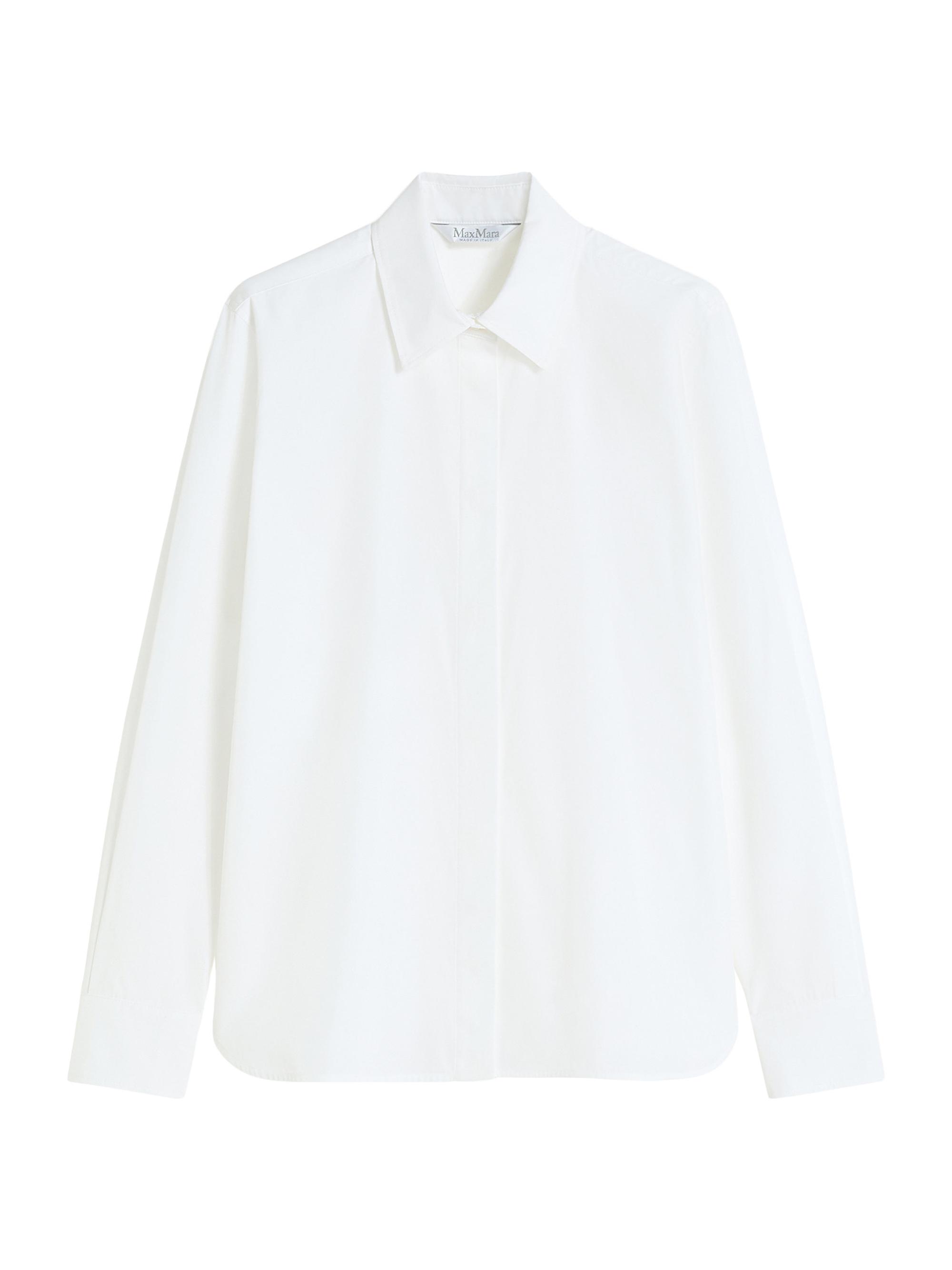 Max Mara Women's Cotton Poplin Shirt - Optical White