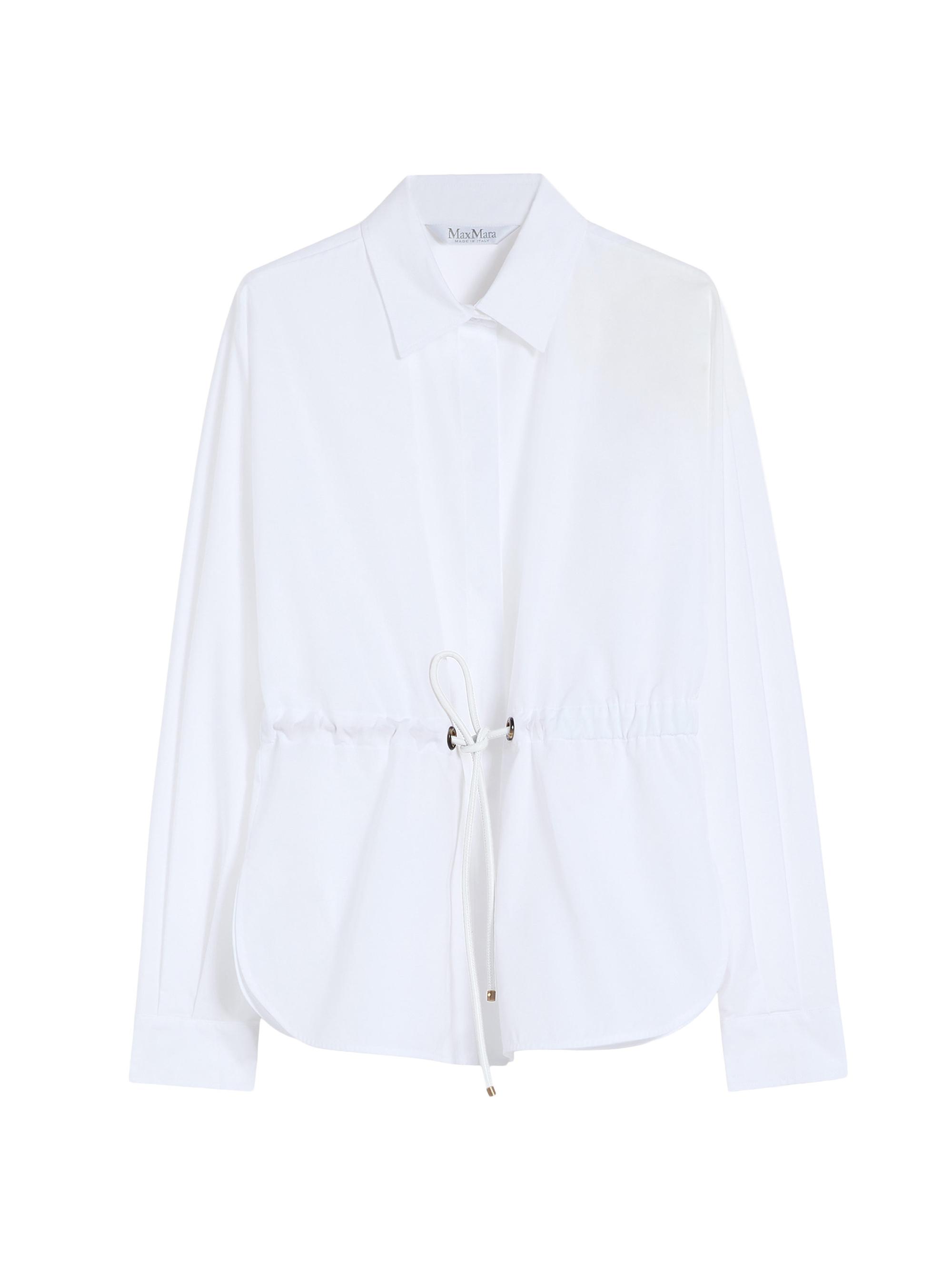 Max Mara Women's Cotton Poplin Shirt - Optical White