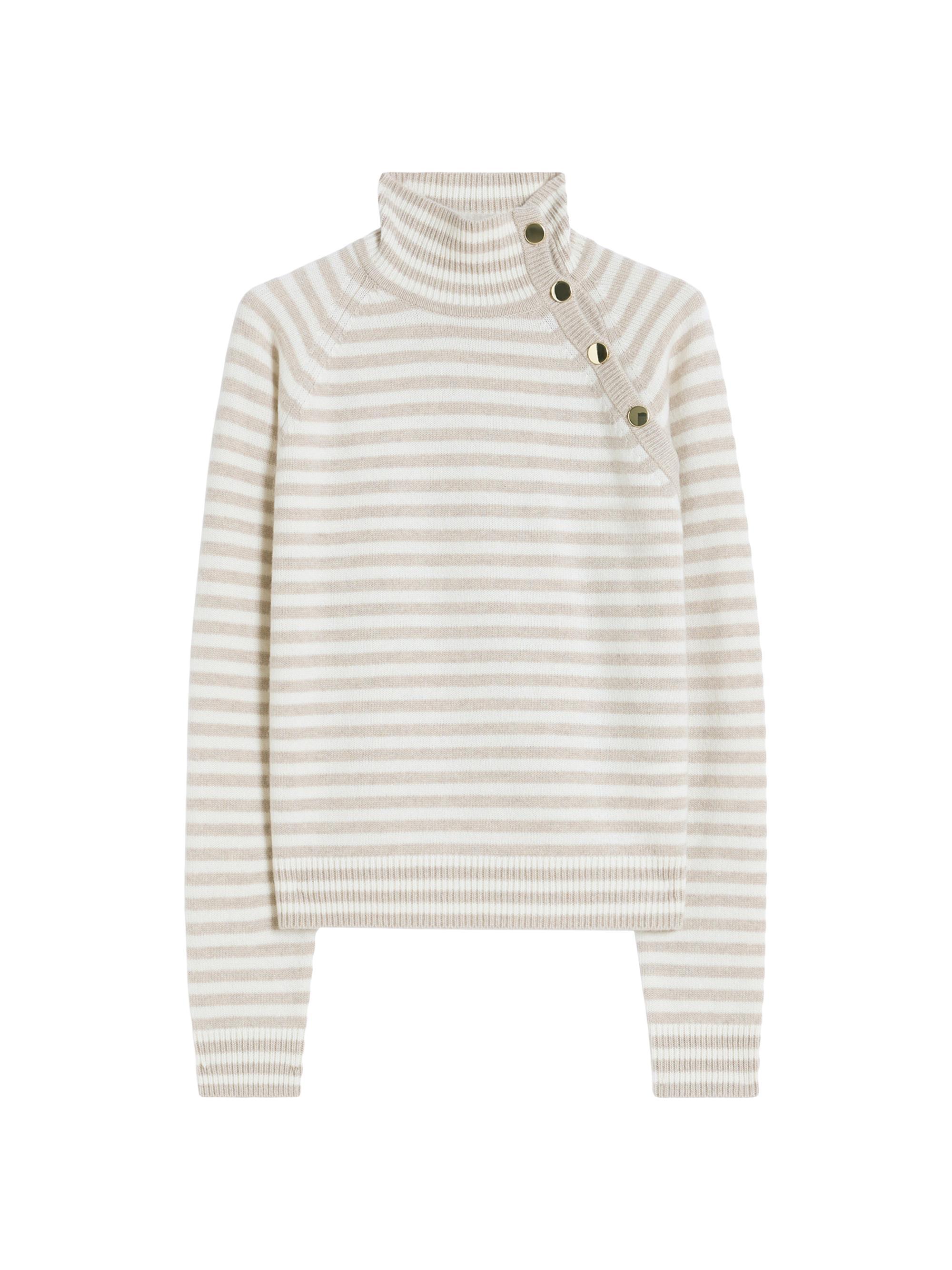 Max Mara Women's Stockinette Stitched Cashmere Polo Neck Sweater -