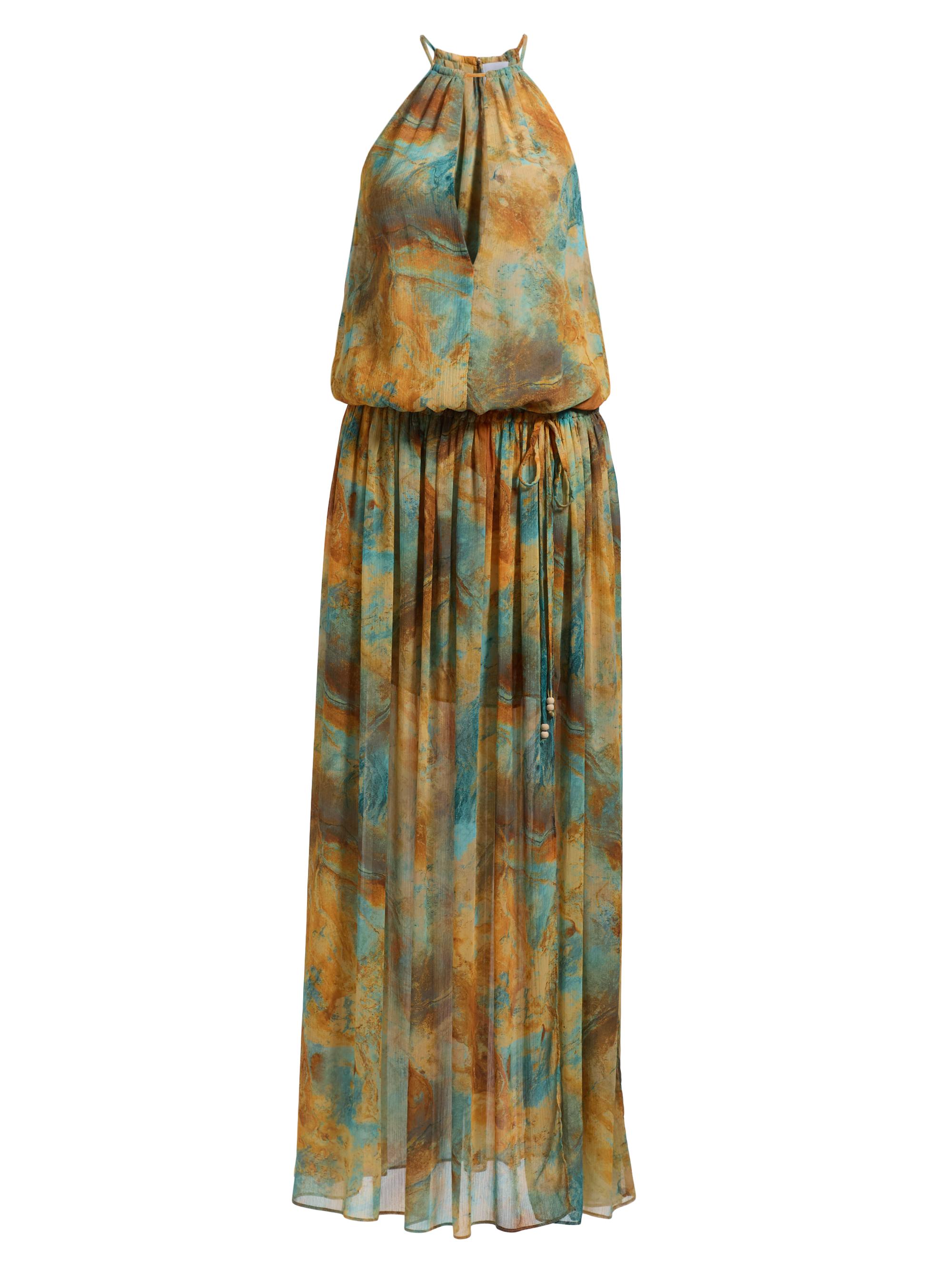 Misa Los Angeles Women's Tazia Abstract-Print Maxi Dress - Halcyon Fresco | Thumbnail 8