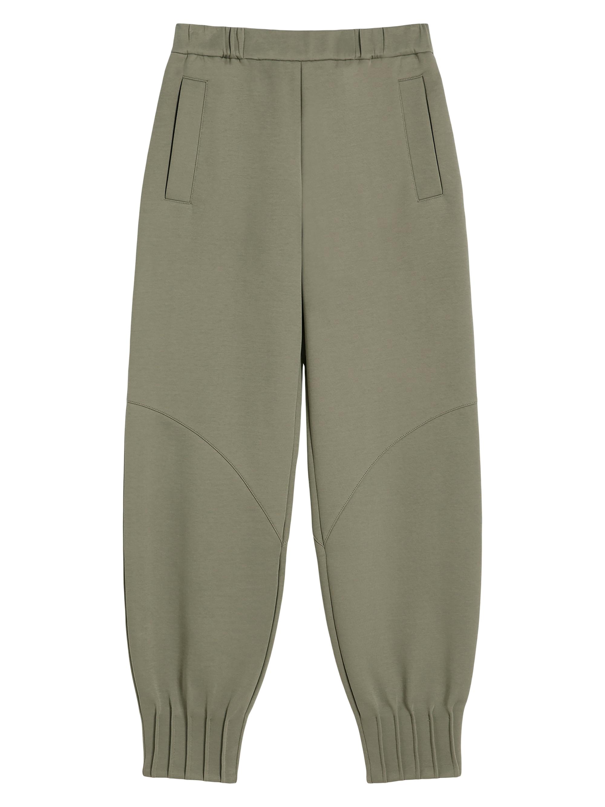 MM Max Mara Women's Technical Jersey Joggers - Horn Grey Green