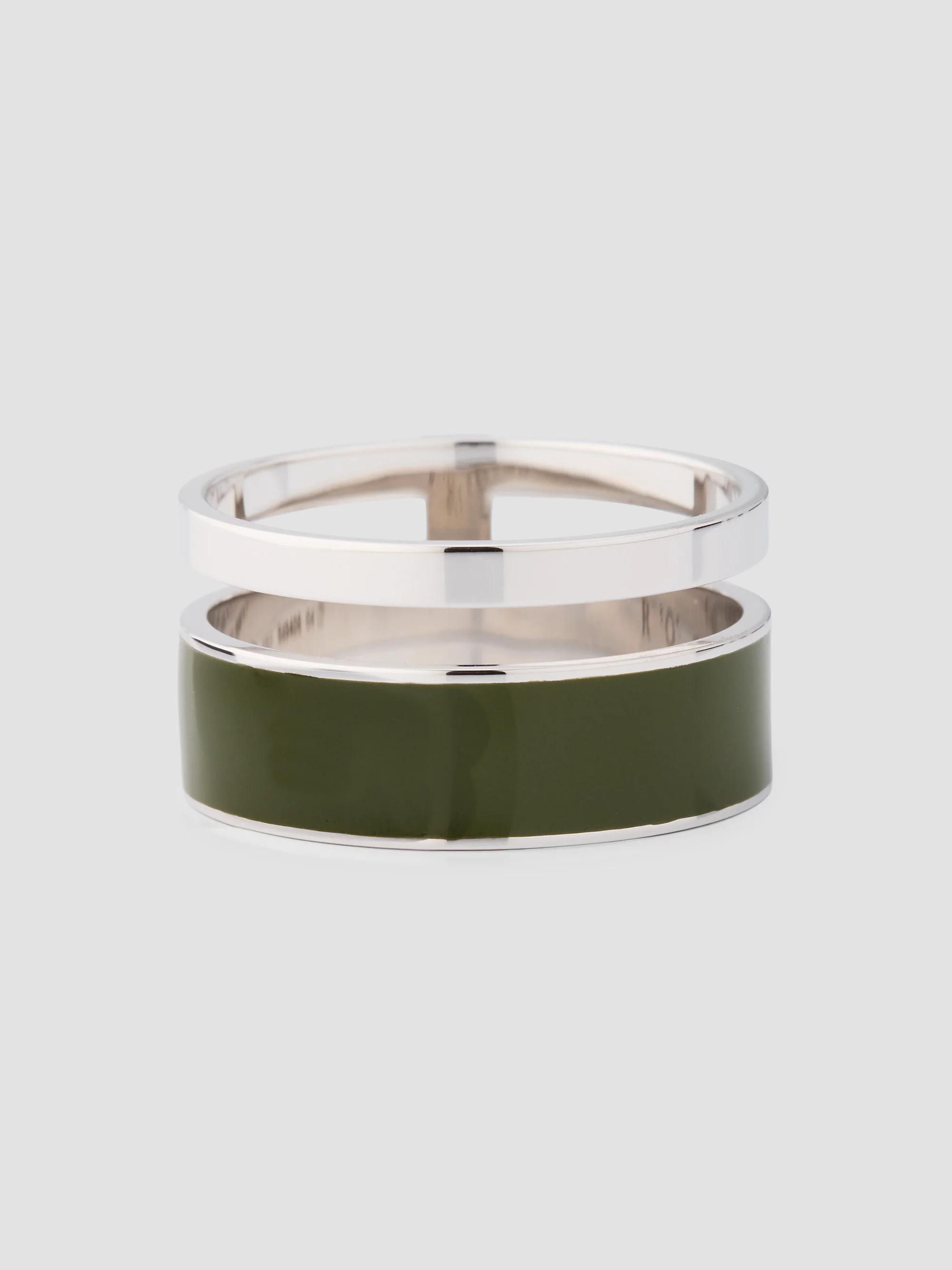 Prada Enameled Metal Ring | Saks Fifth Avenue