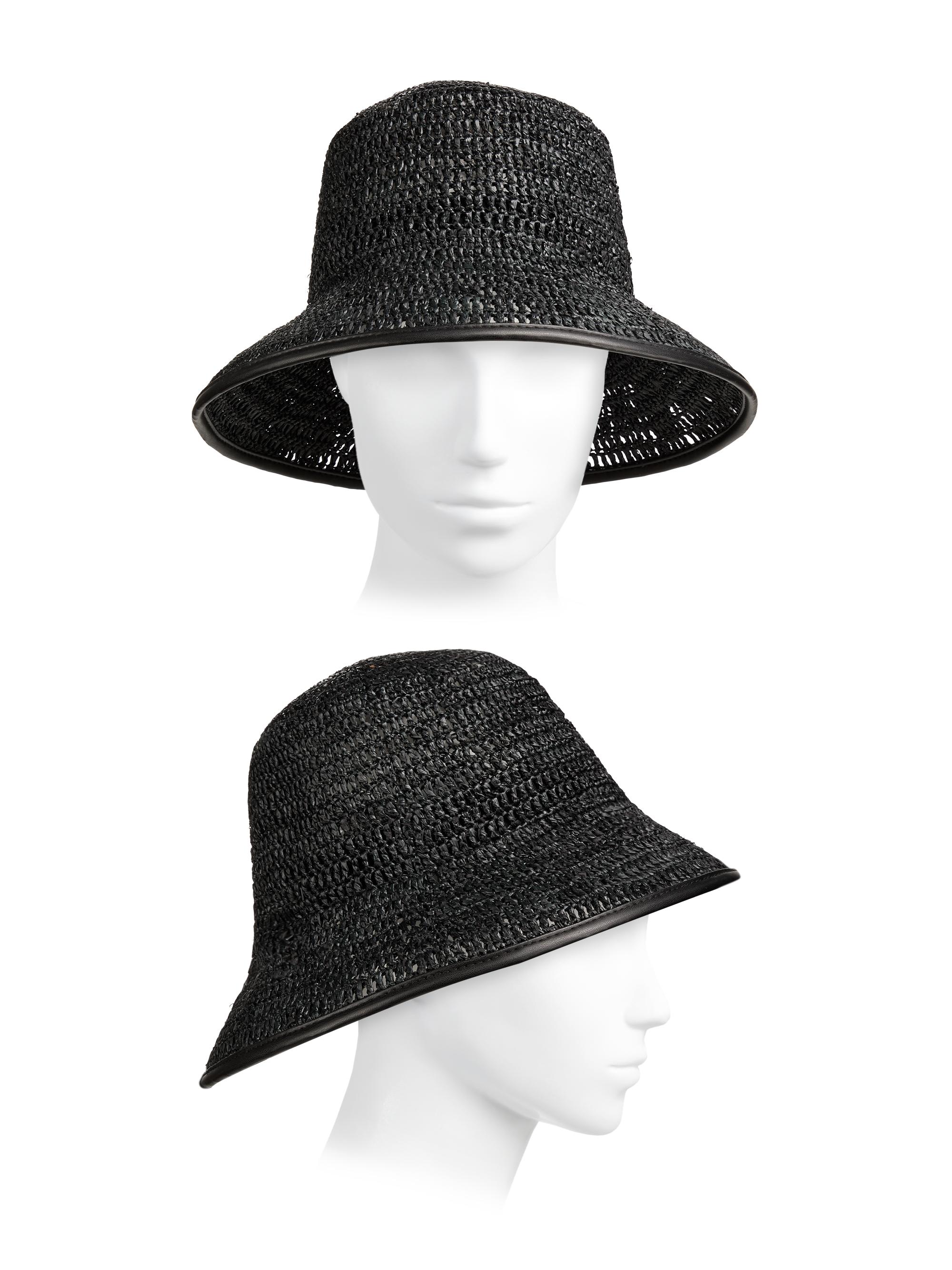Vince Crochet Raffia Bucket Hat | Saks Fifth Avenue