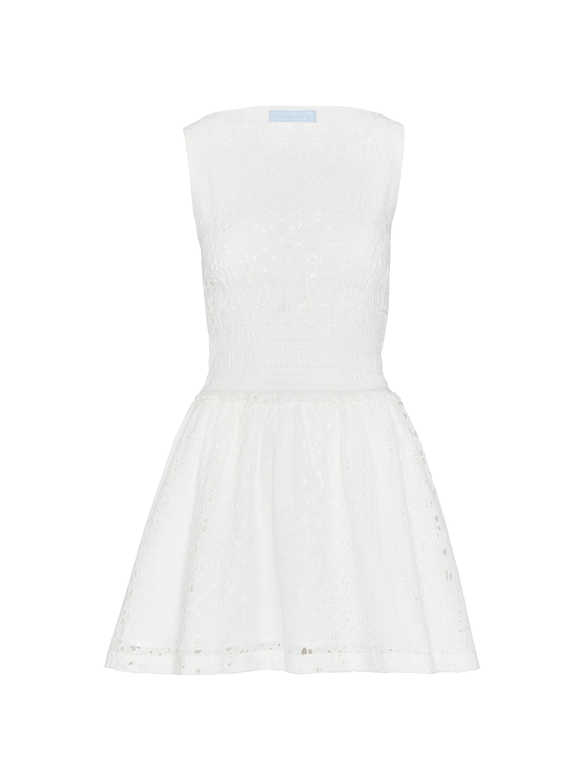 Hill House Home Women's The Joanna Dress - White Floral Broderie