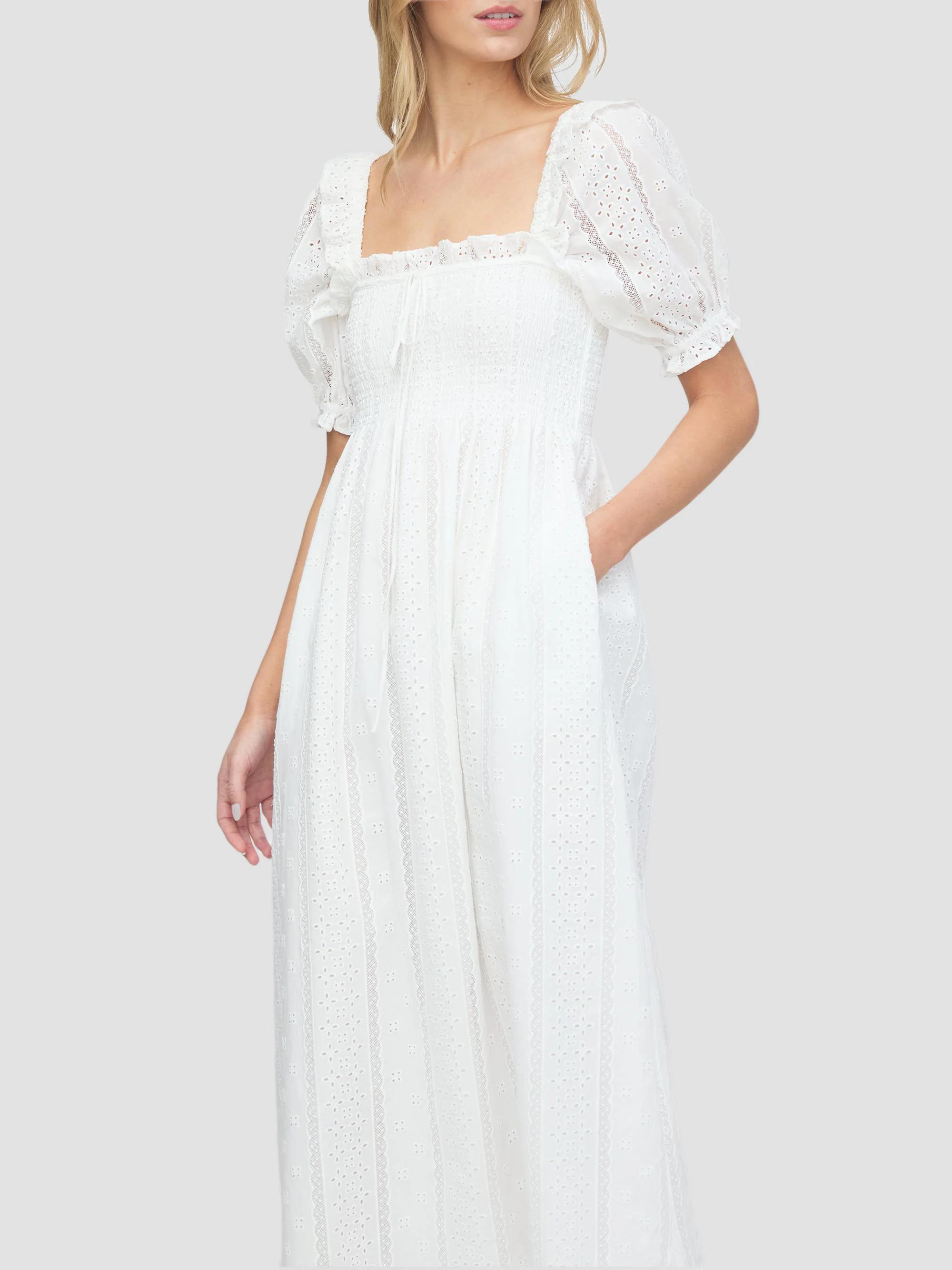 Hill House Home The Scarlett Midi Nap Dress | Saks Fifth Avenue