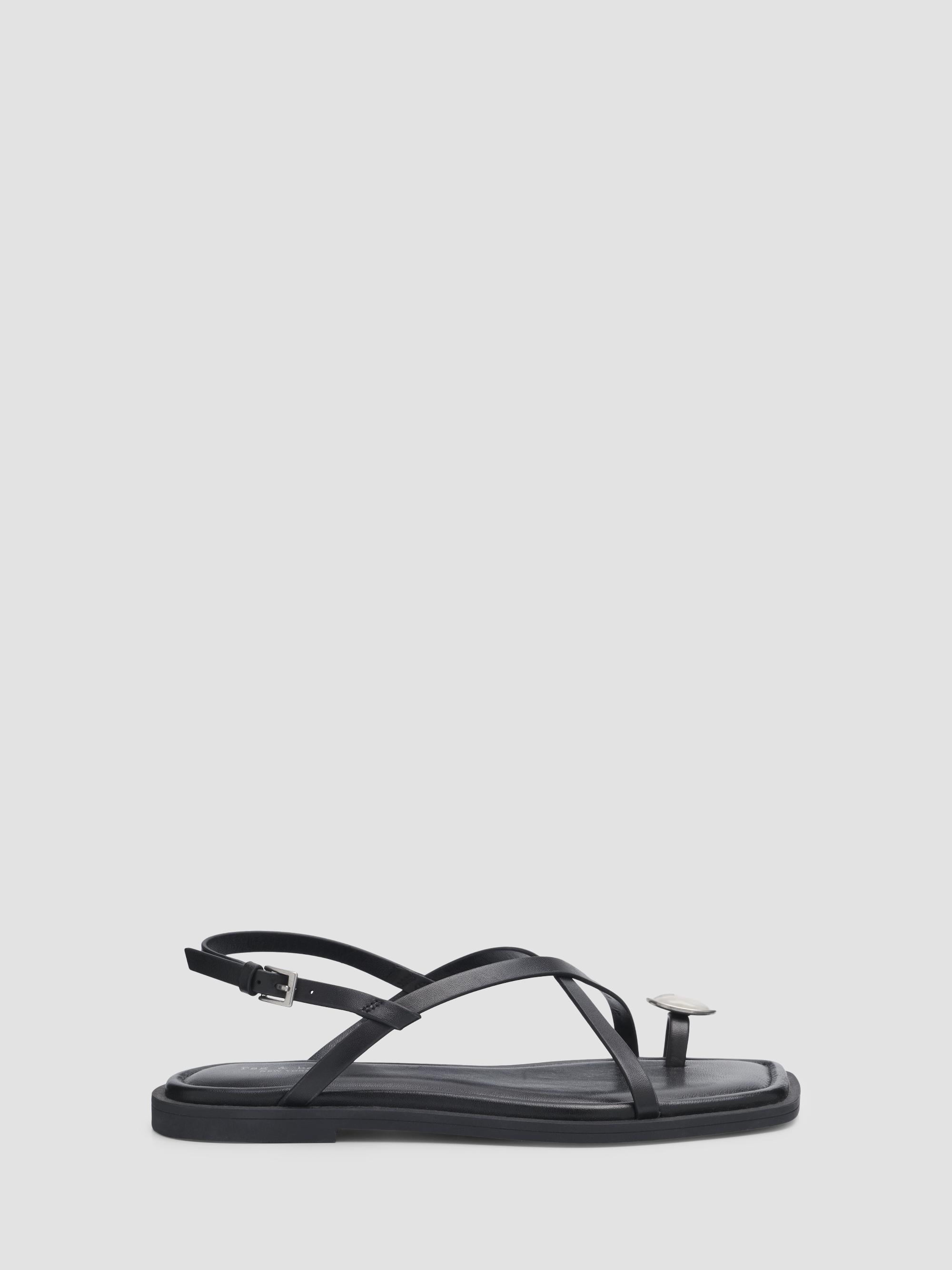 22élevé Leather Toe Ring Sandals | Saks Fifth Avenue