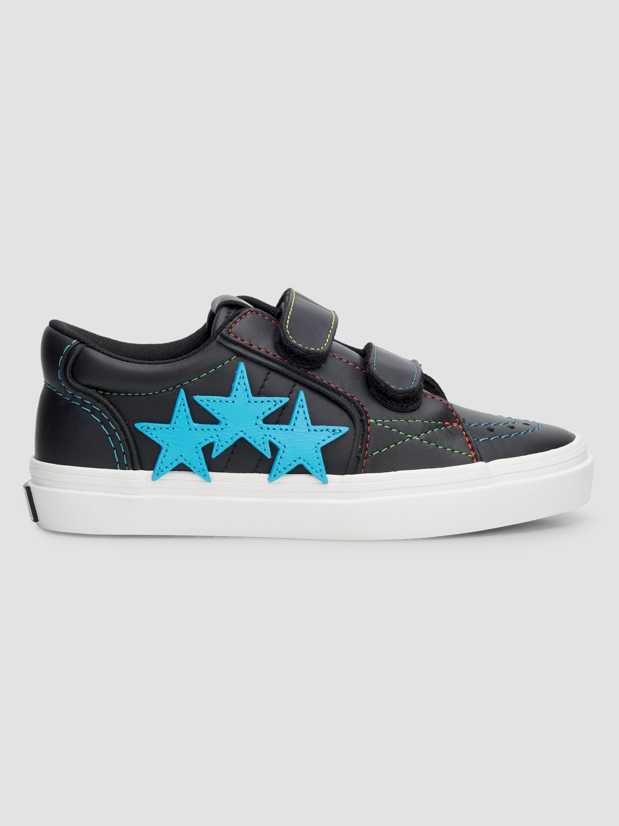 Amiri Little Kid's & Kid's Sunset Skate Leather Sneakers - Black 9 (Toddler) | Thumbnail 5