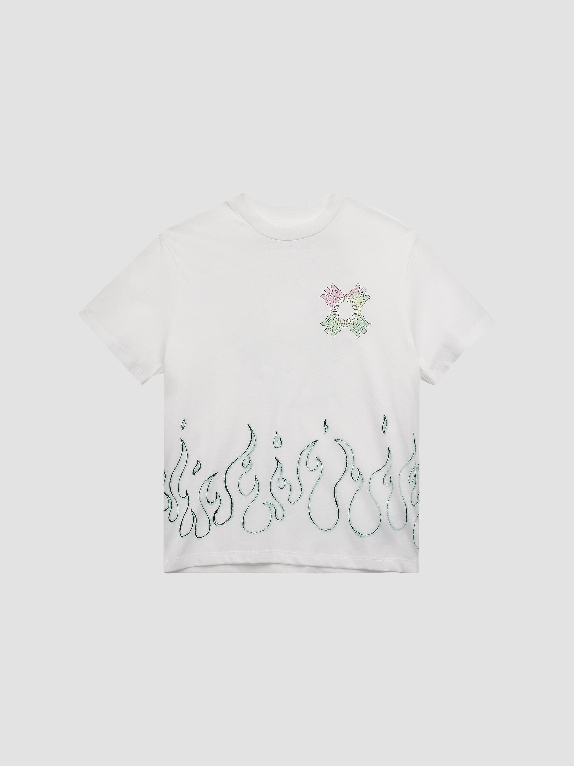 Amiri Little Kid's & Kid's Quad Flames T-Shirt | Saks Fifth Avenue