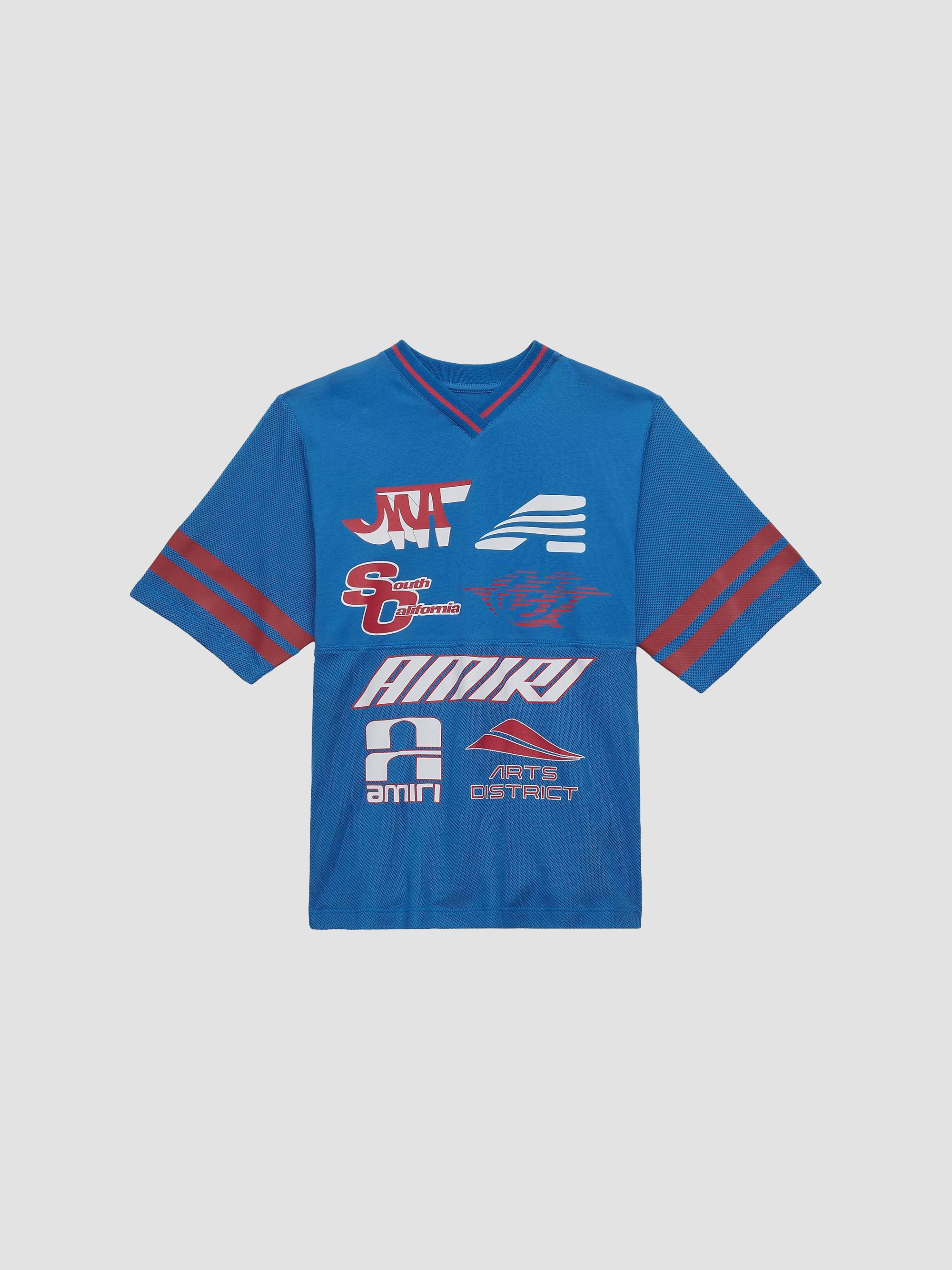Amiri Little Kid's & Kid's Sporty Football T-Shirt - Sapphire | Thumbnail 3