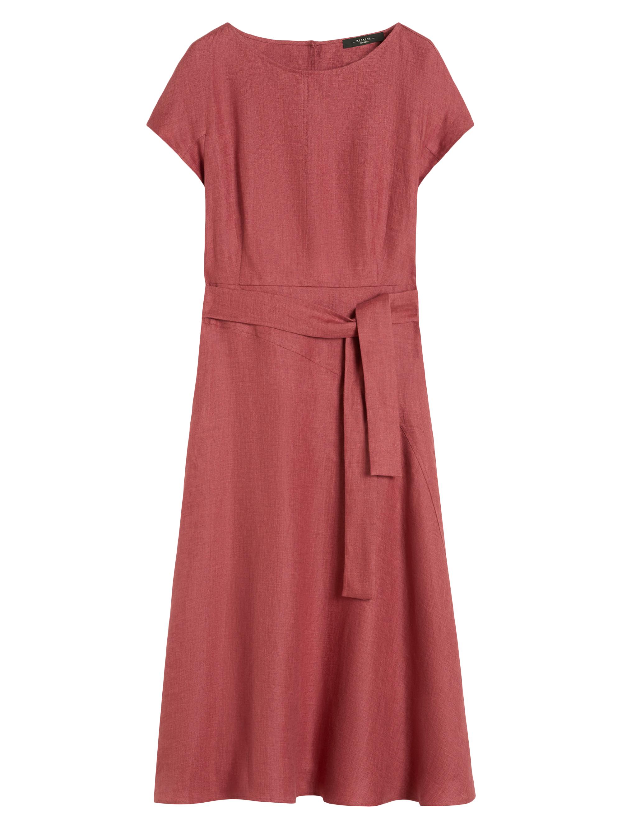 Weekend Max Mara Women's Linen Canvas Midi Dress - Cherry