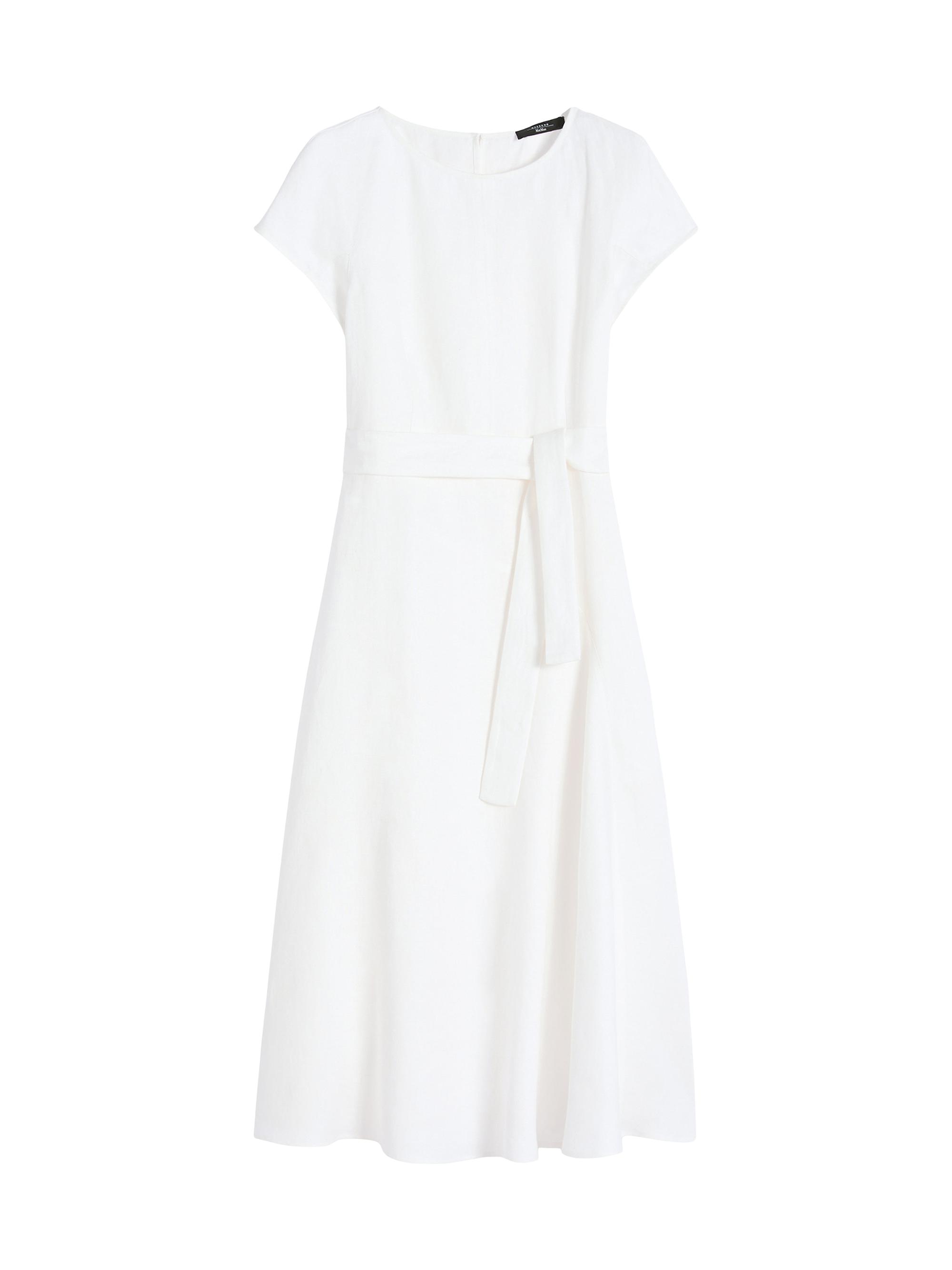 Weekend Max Mara Women's Linen Canvas Midi Dress - Cherry