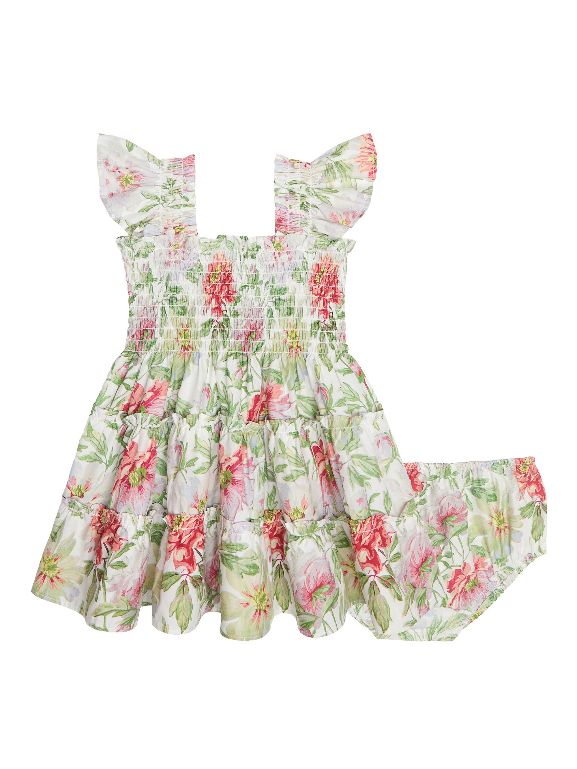 Hill House Home Baby Girl's, Little Girl's & Girl's The Tiny Ellie Nap Dress - Peony Chintz