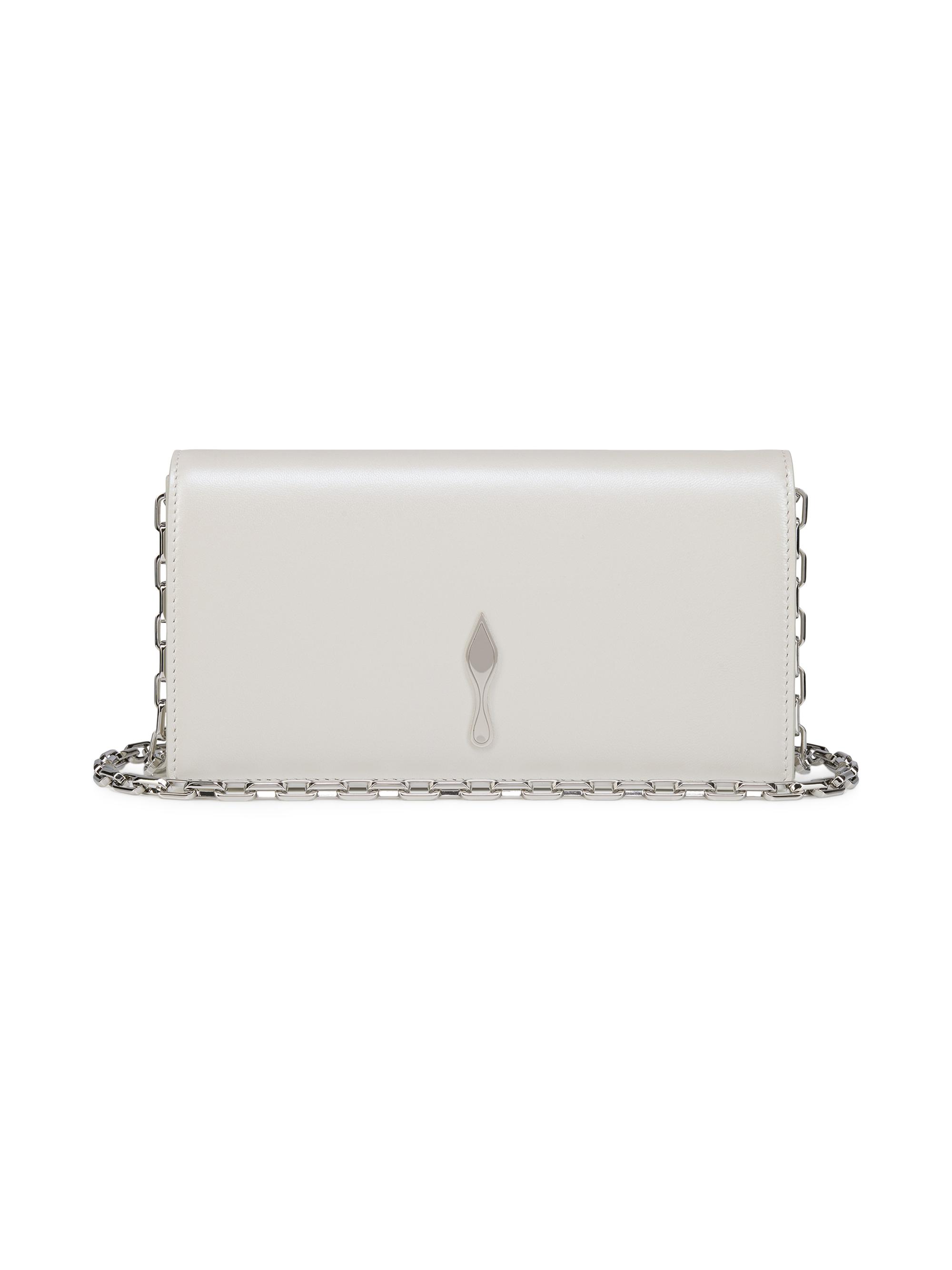 Christian Louboutin Women's Bettina Chain Wallet - White