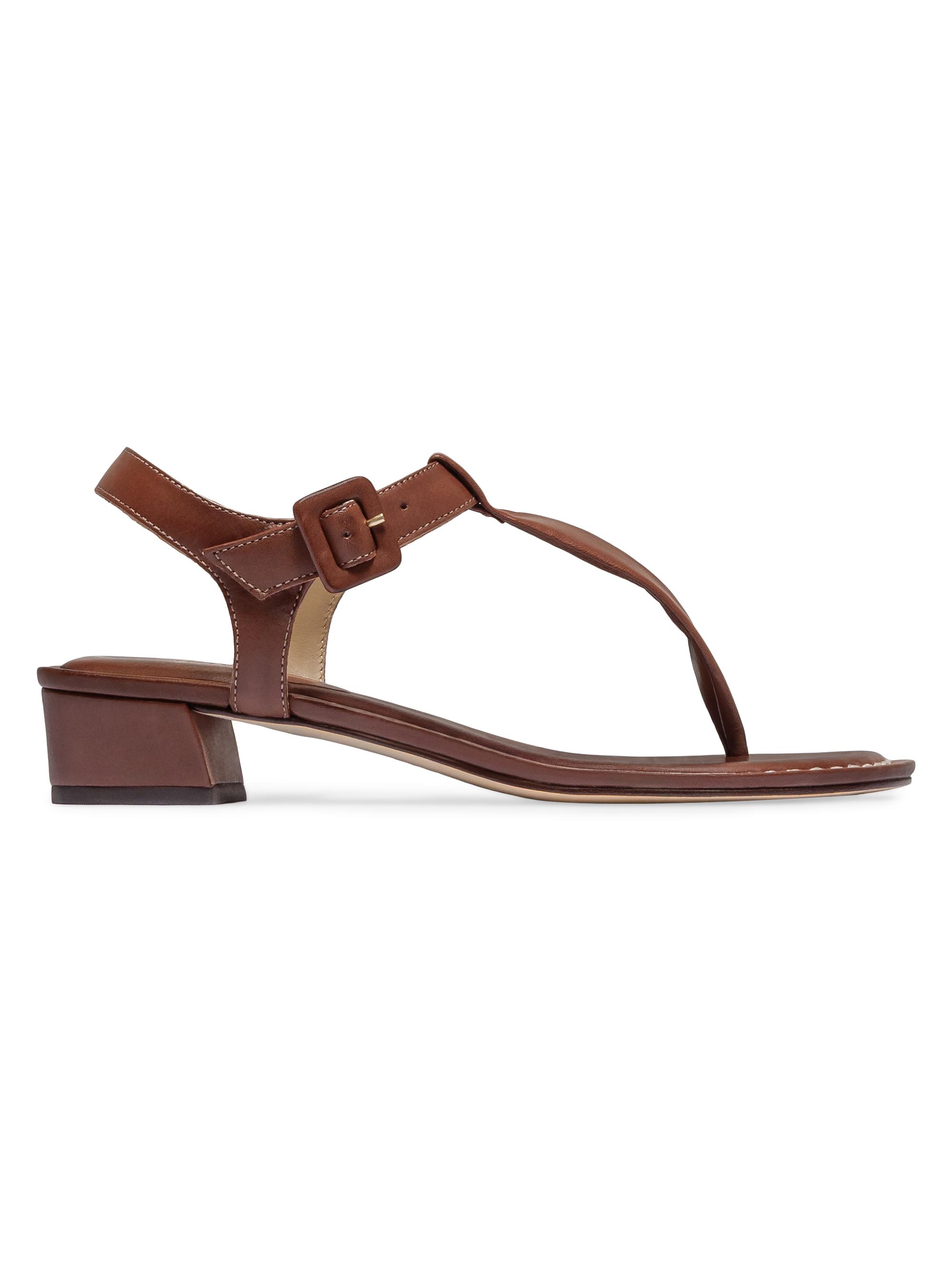 Bernardo Women's Goyara Demi Heel Sandals - Mahogany