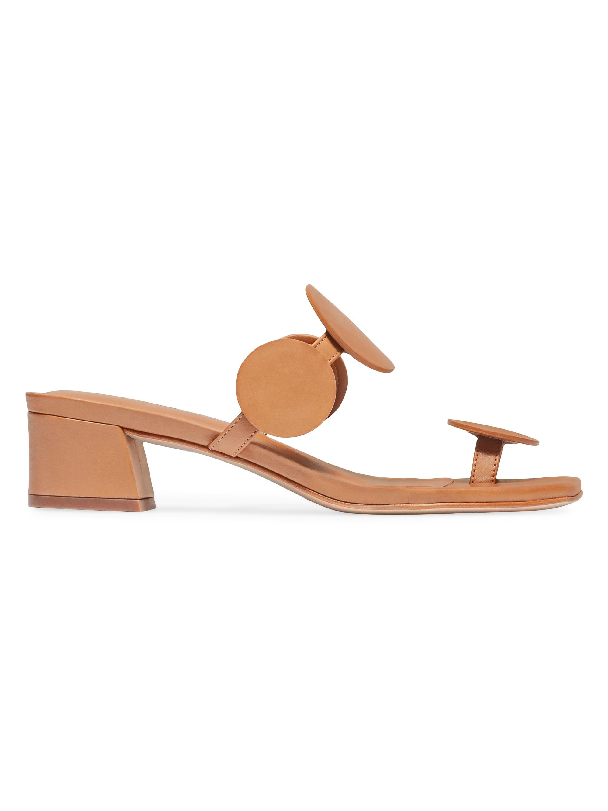 Bernardo Women's Jupiter Moon Low Heel Sandals - Butterscotch