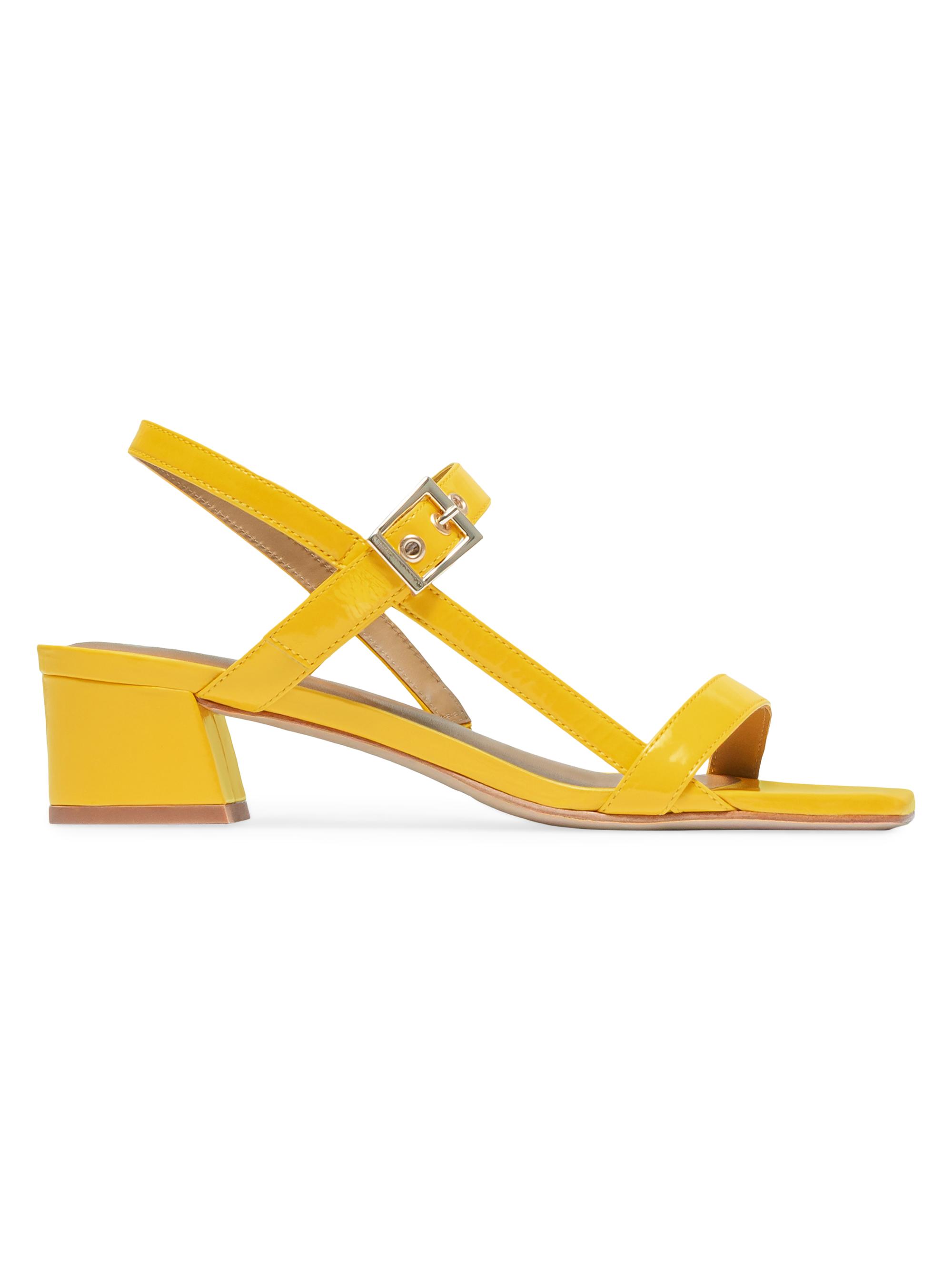 Bernardo Women's Jinji Low Heel Sandals - Sunrise Yellow