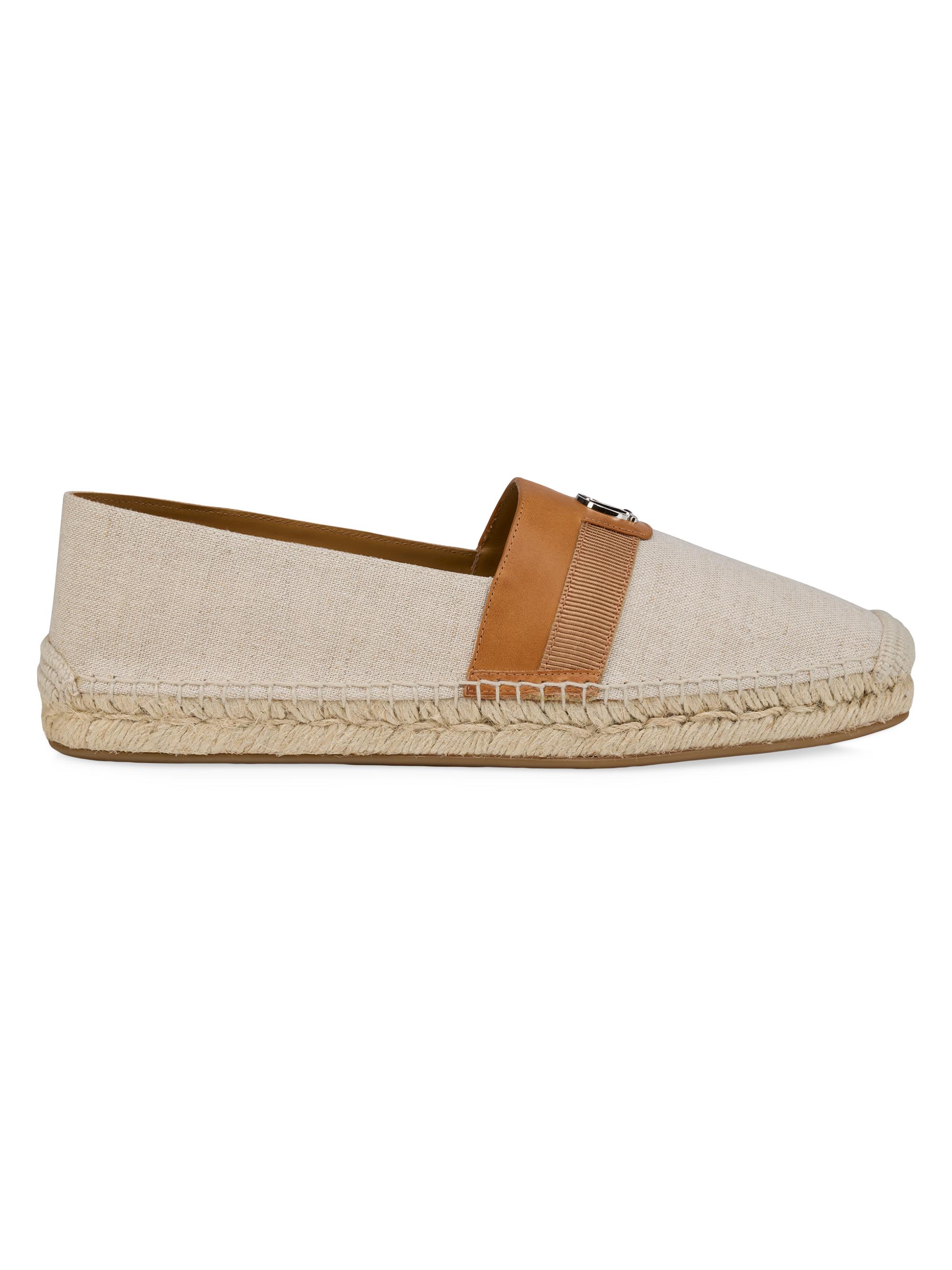 Christian Louboutin Men's Alfarica Linen Canvas Espadrilles Loafers - Natural