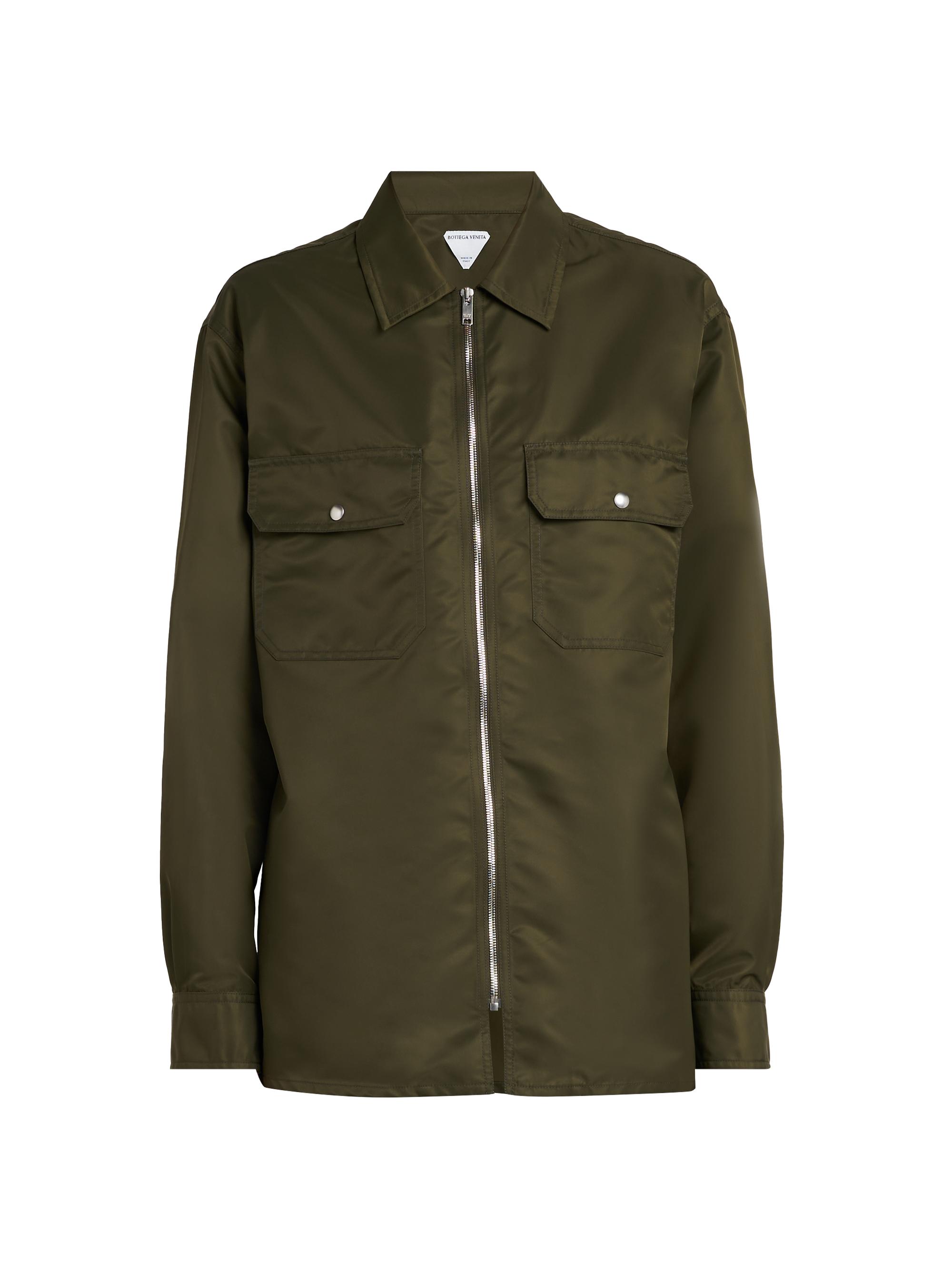 Bottega Veneta Nylon Zip-Front Overshirt | Saks Fifth Avenue