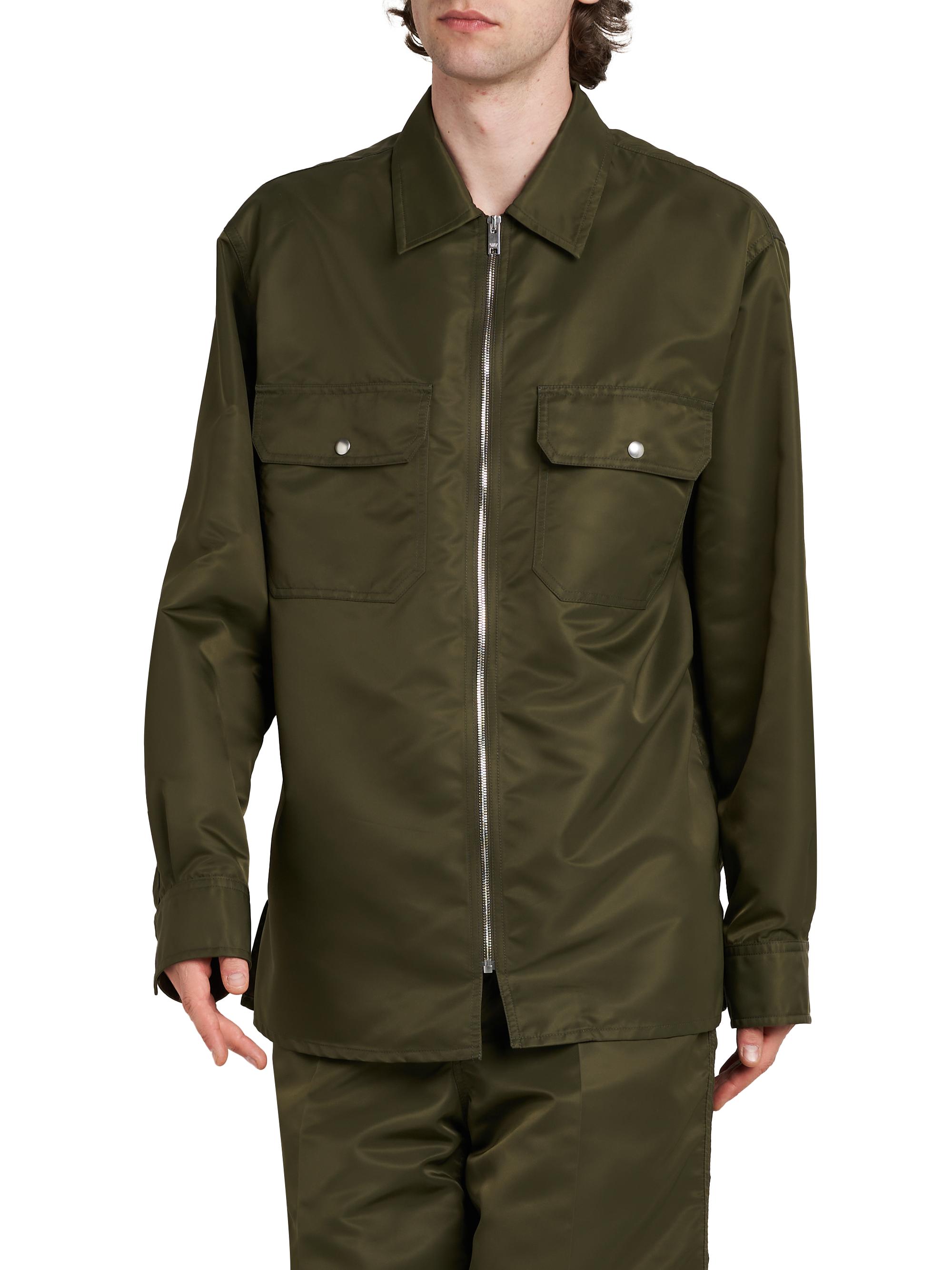 Bottega Veneta Nylon Zip-Front Overshirt | Saks Fifth Avenue