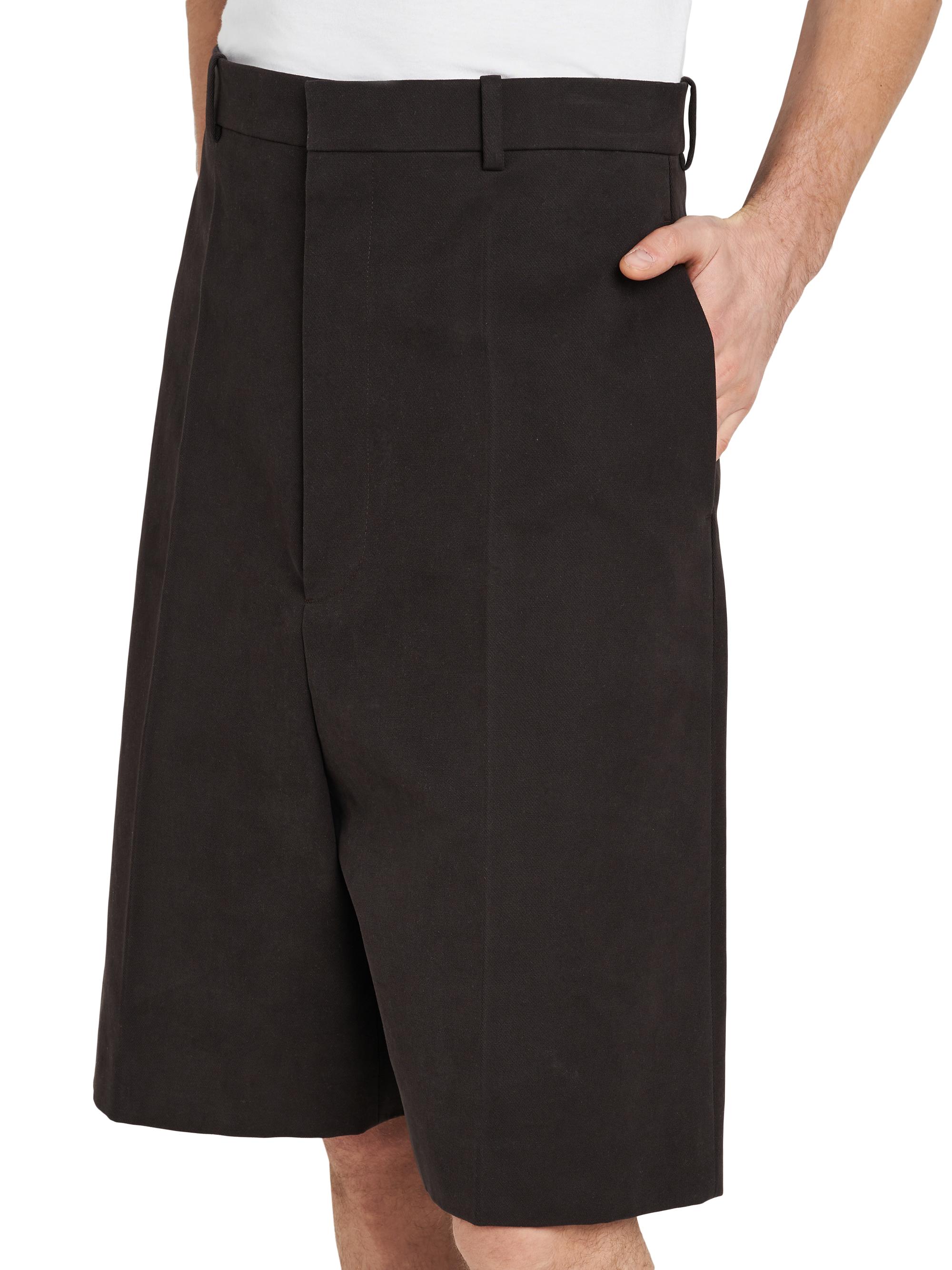 Bottega Veneta Gabardine Cotton Shorts | Saks Fifth Avenue