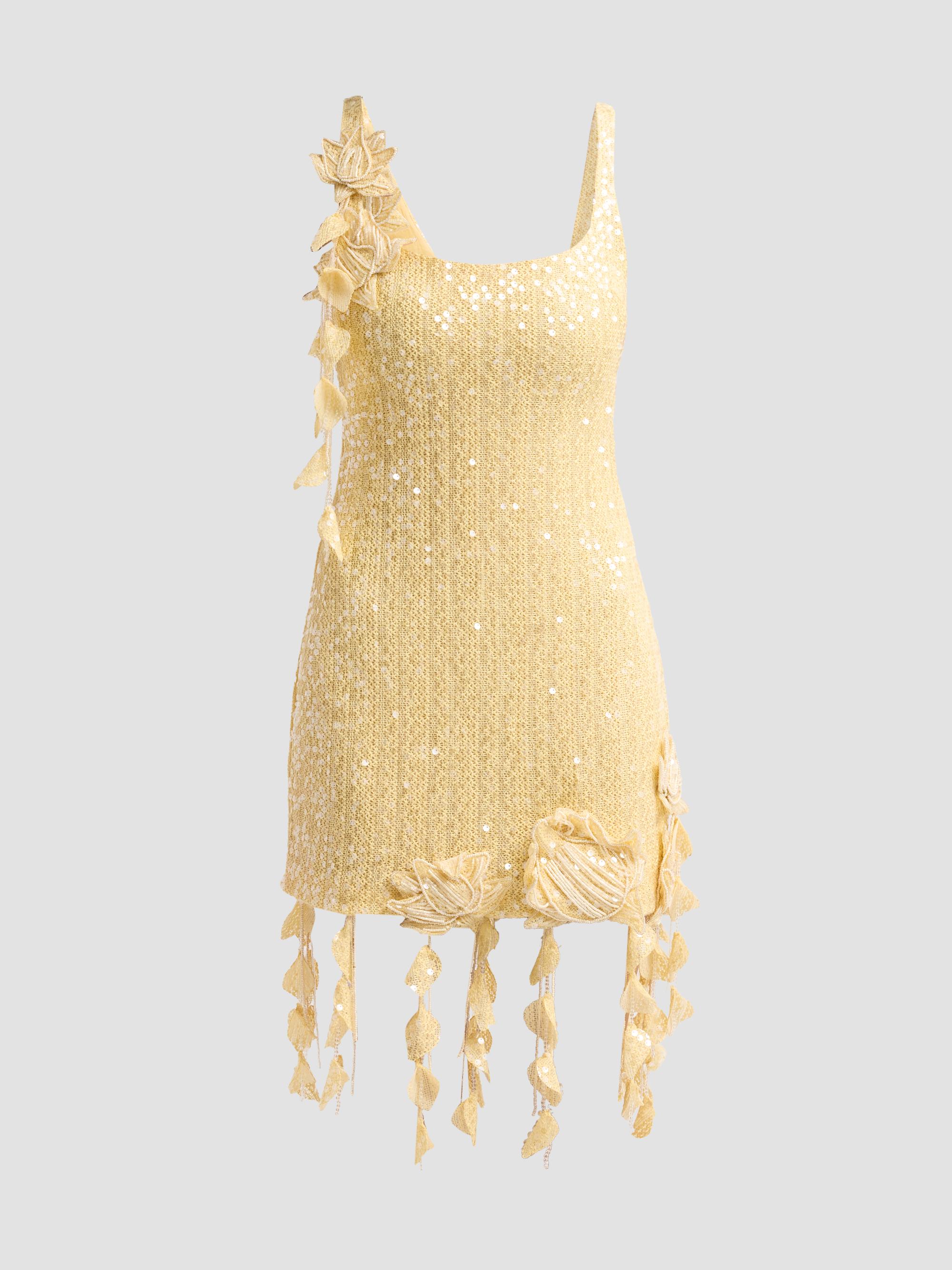 Women's Sequin Designer Mini Dresses | Saks Fifth Avenue